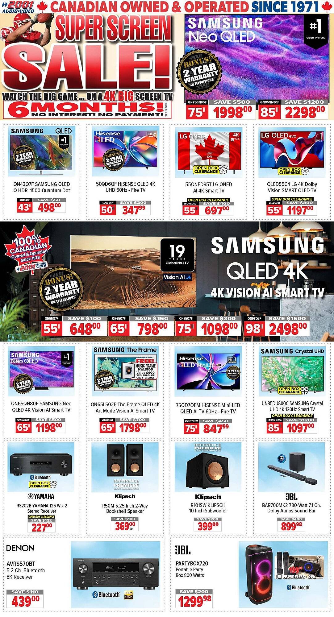 2001 Audio Video flyer (2026-01-23 - 2026-01-30) | 1