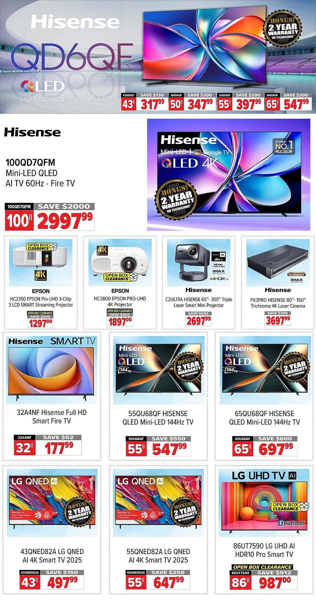 2001 Audio Video flyer (2026-01-23 - 2026-01-30) | 2