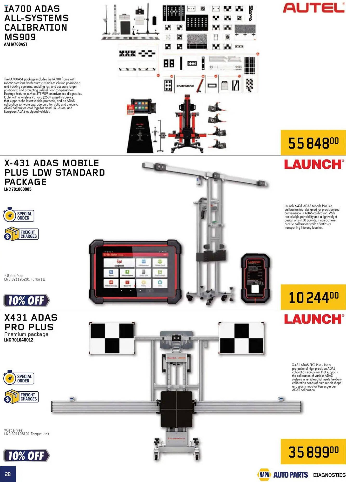 NAPA Auto Parts flyer