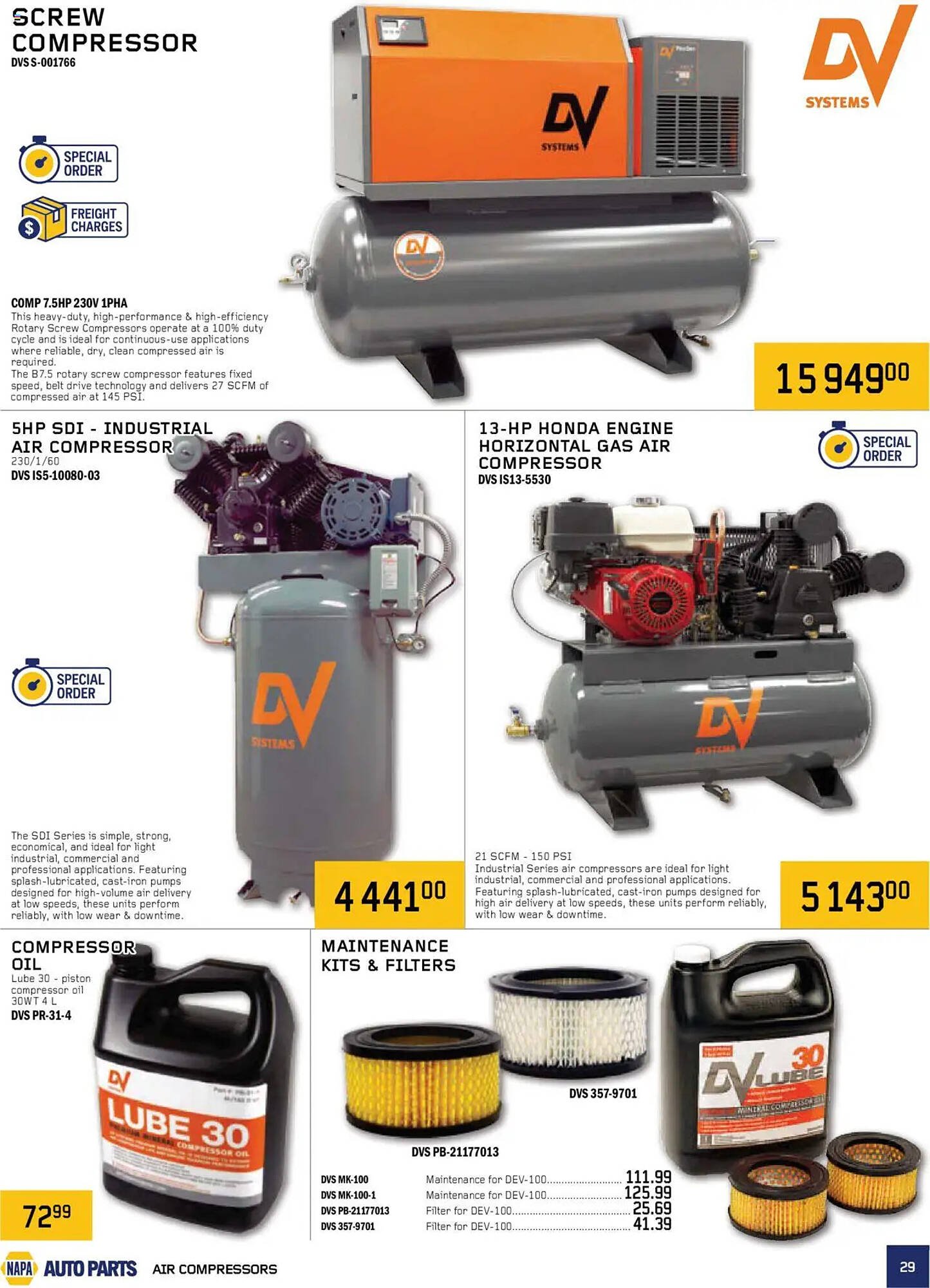 NAPA Auto Parts flyer