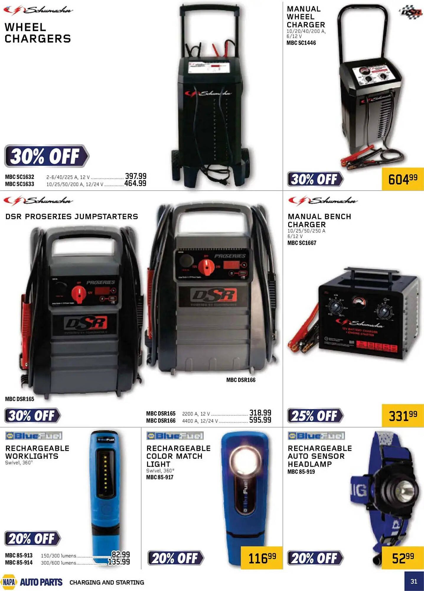 NAPA Auto Parts flyer