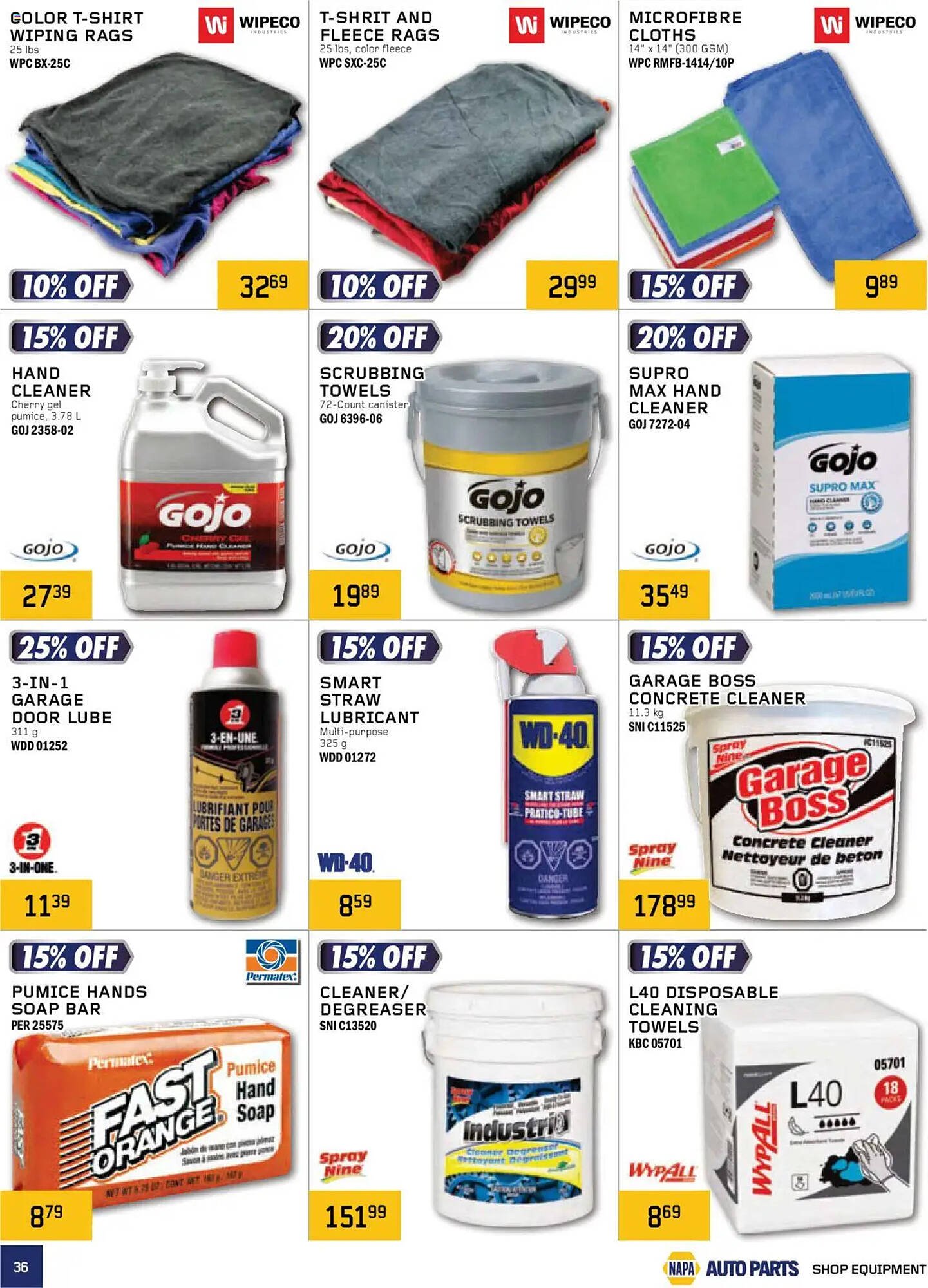 NAPA Auto Parts flyer