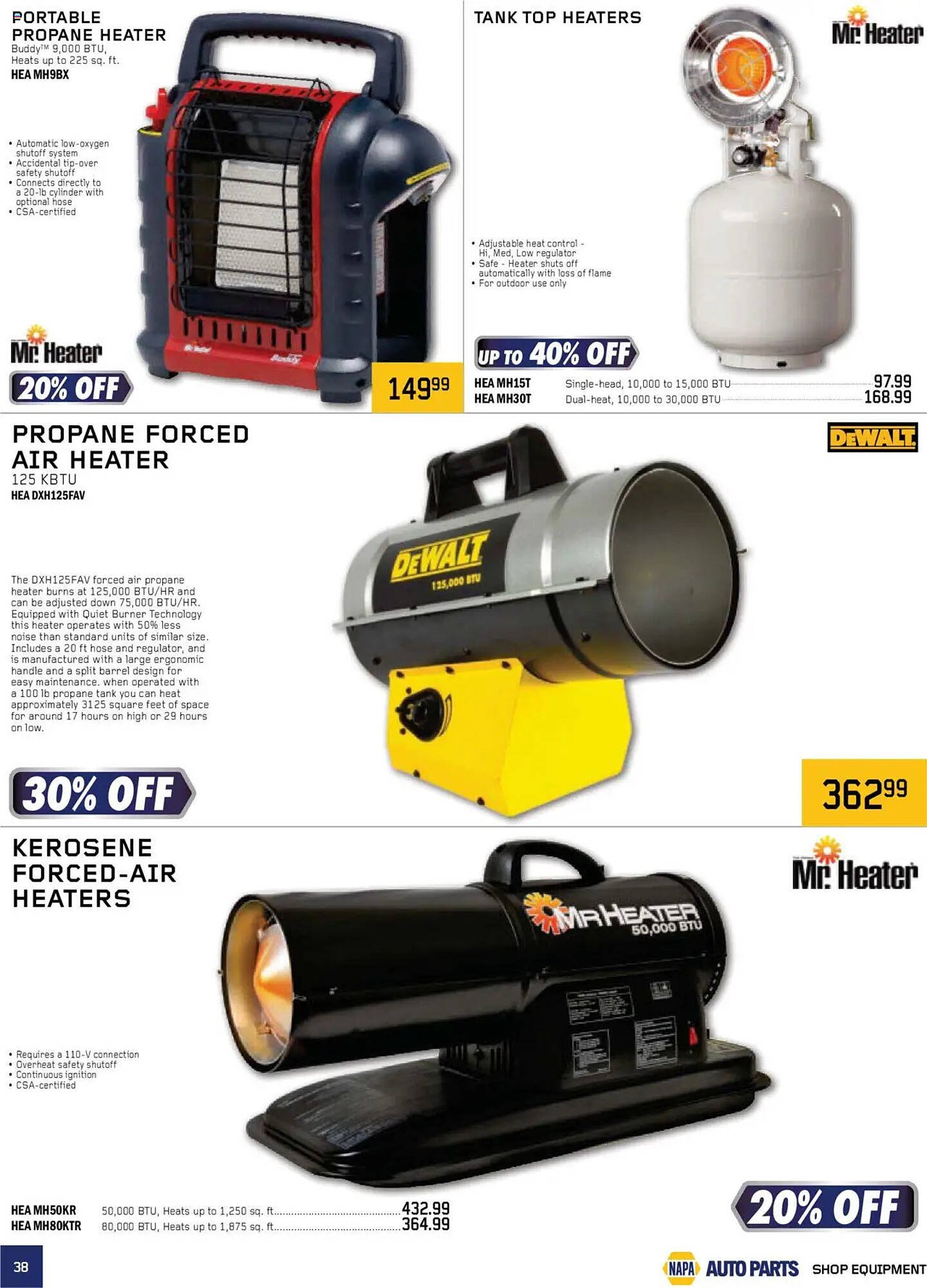 NAPA Auto Parts flyer