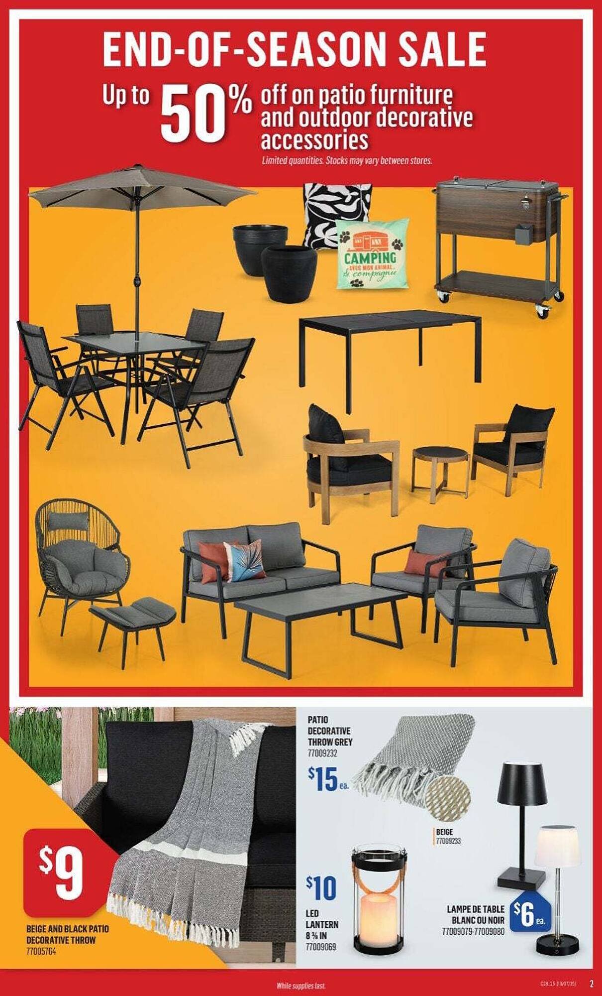 Canac flyer