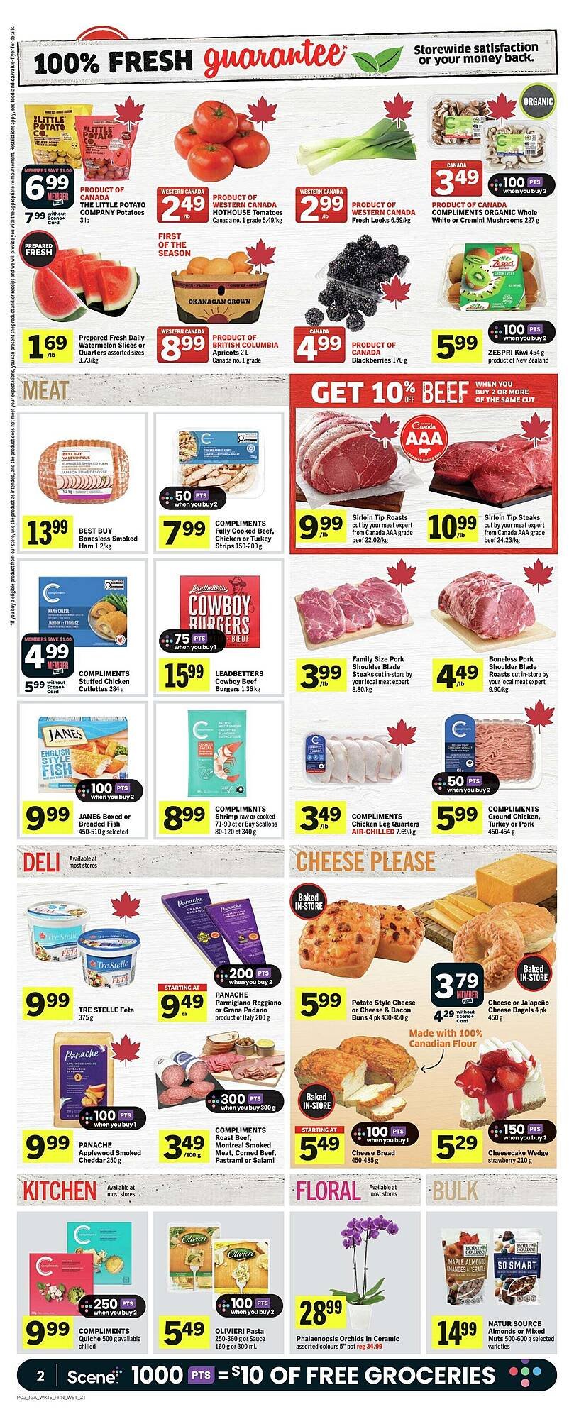 IGA flyer