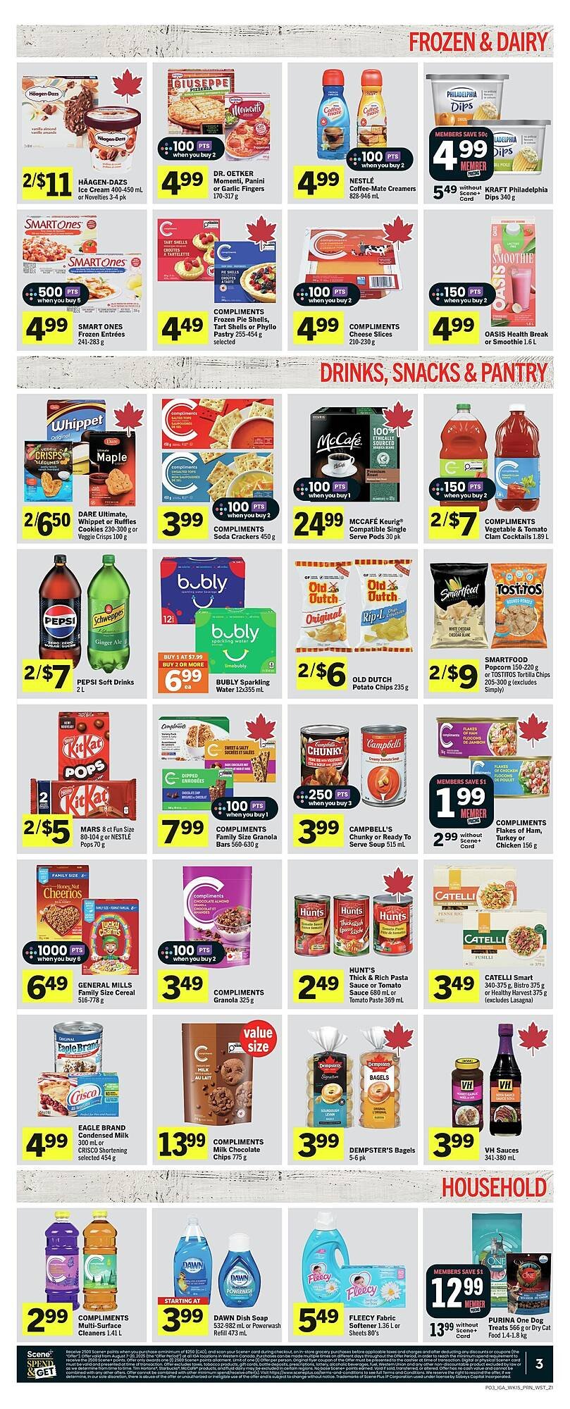 IGA flyer