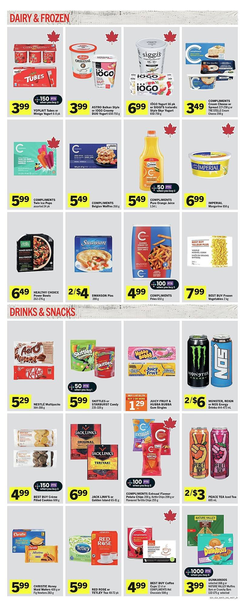 IGA flyer