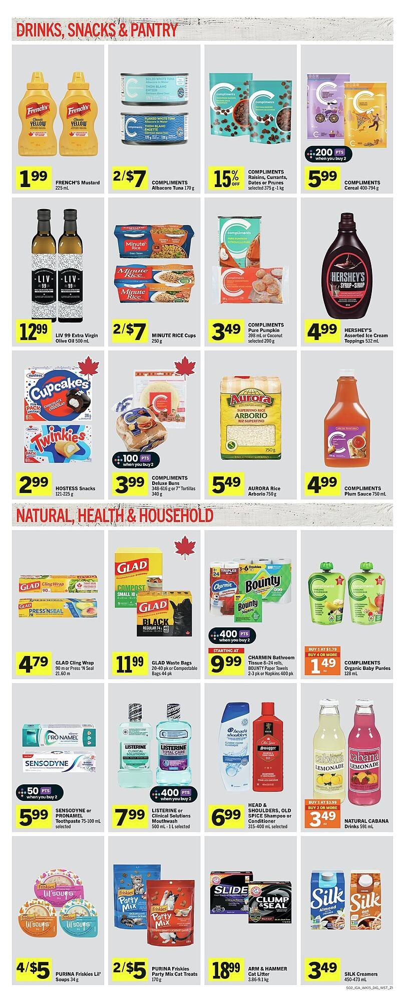 IGA flyer