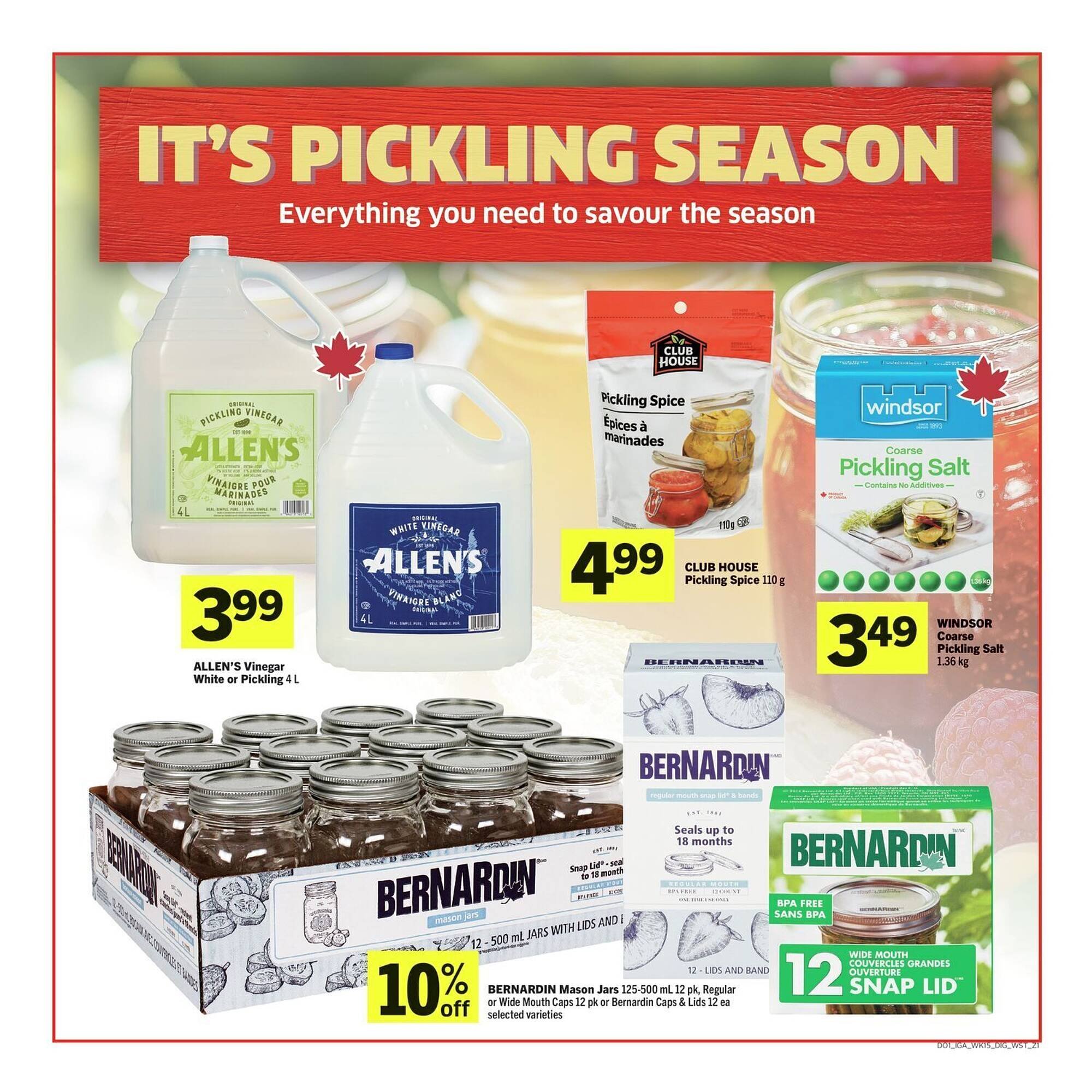 IGA flyer