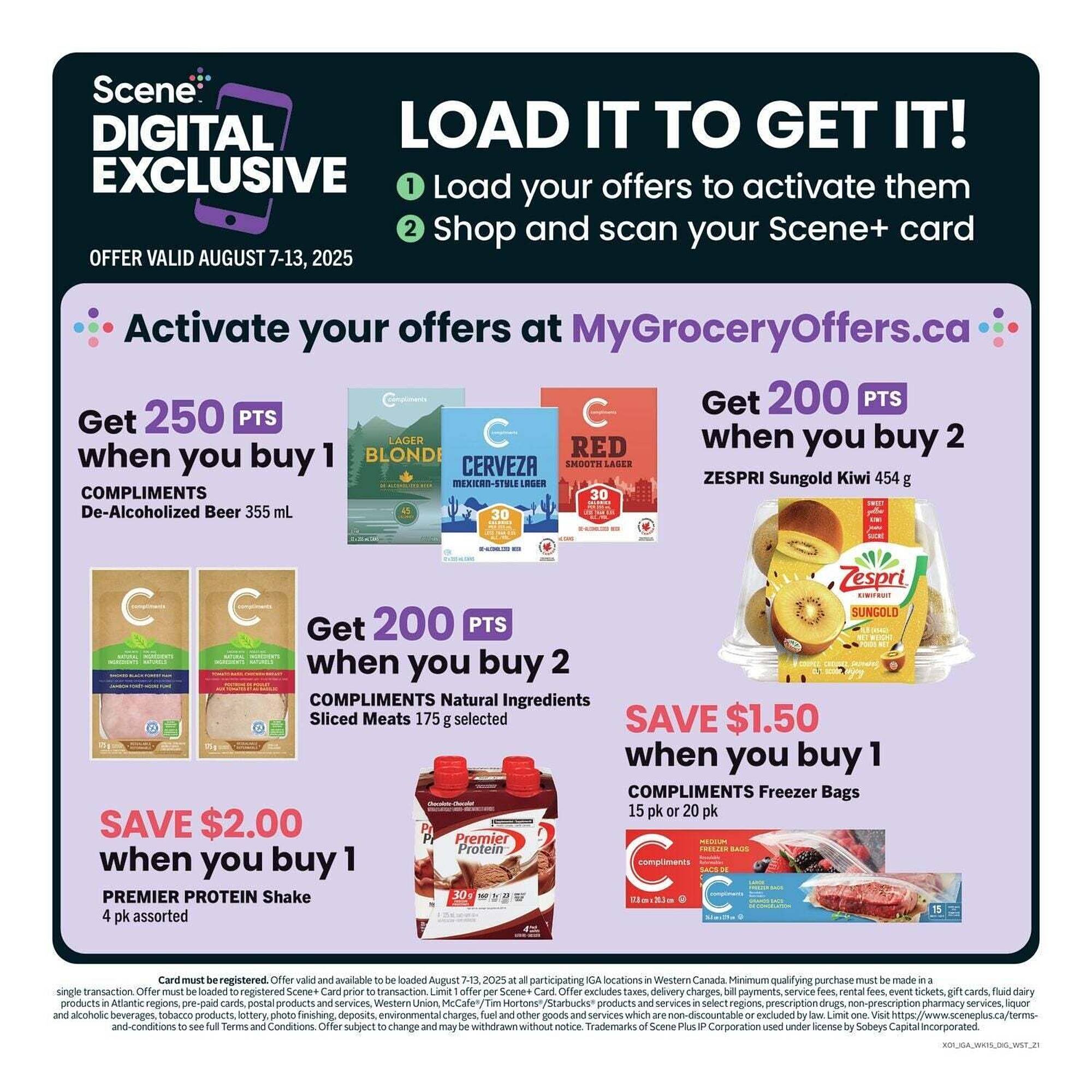 IGA flyer