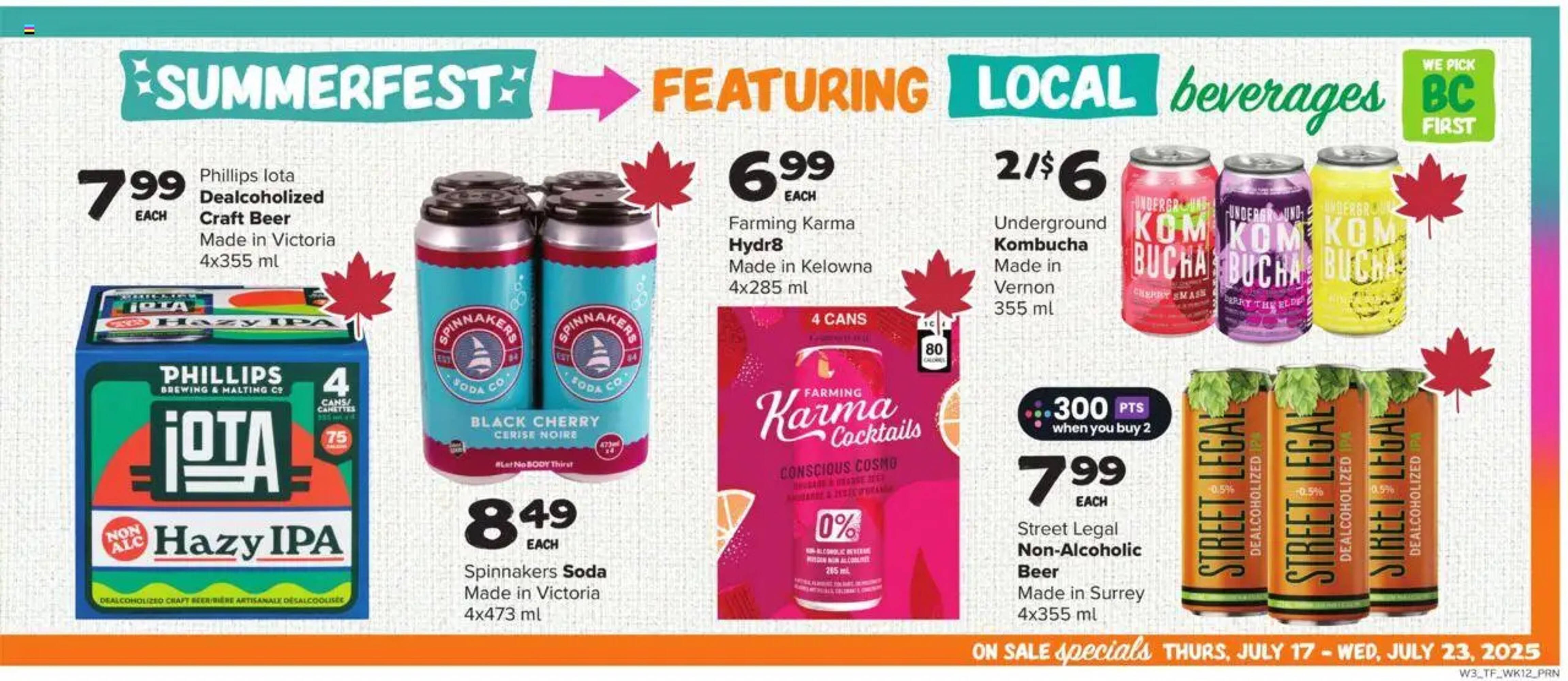 Thrifty Foods flyer