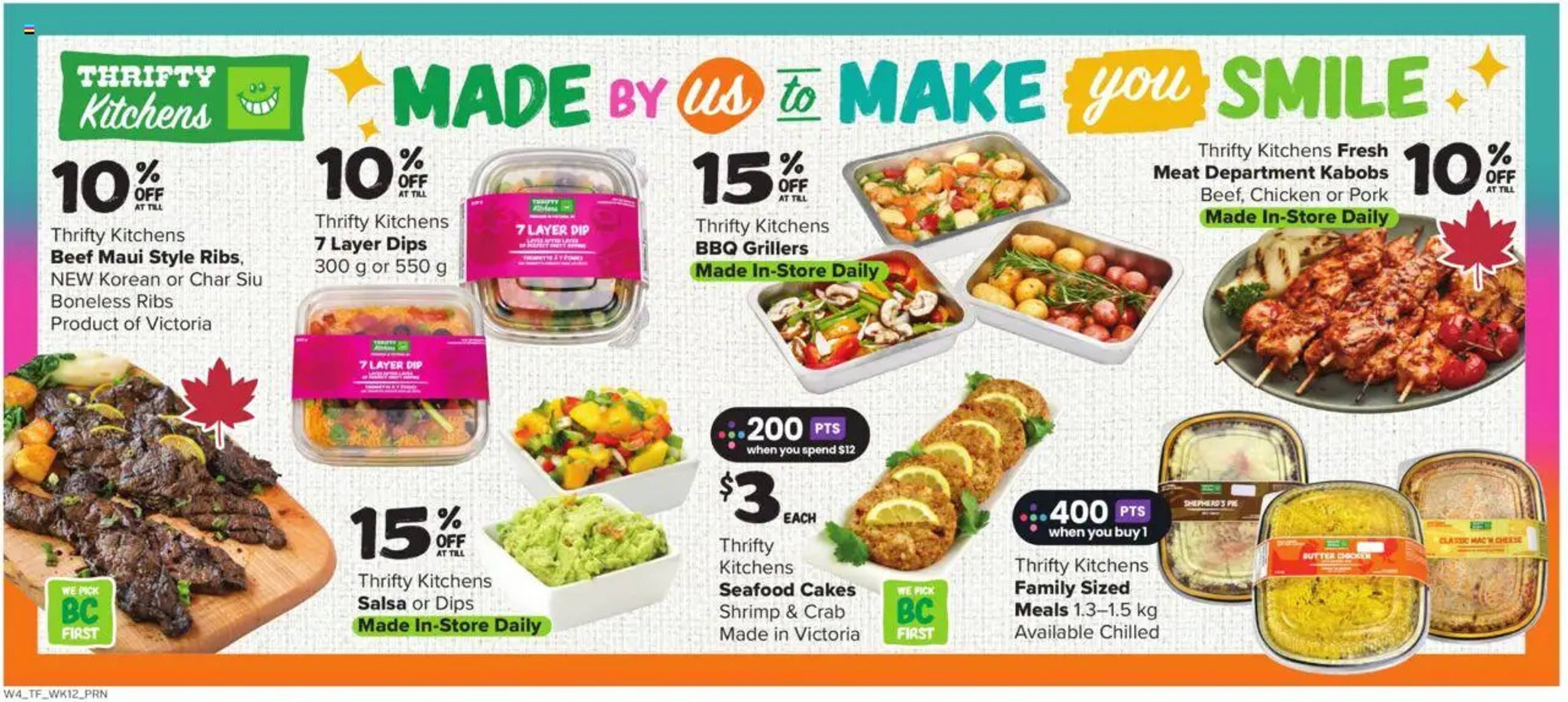 Thrifty Foods flyer