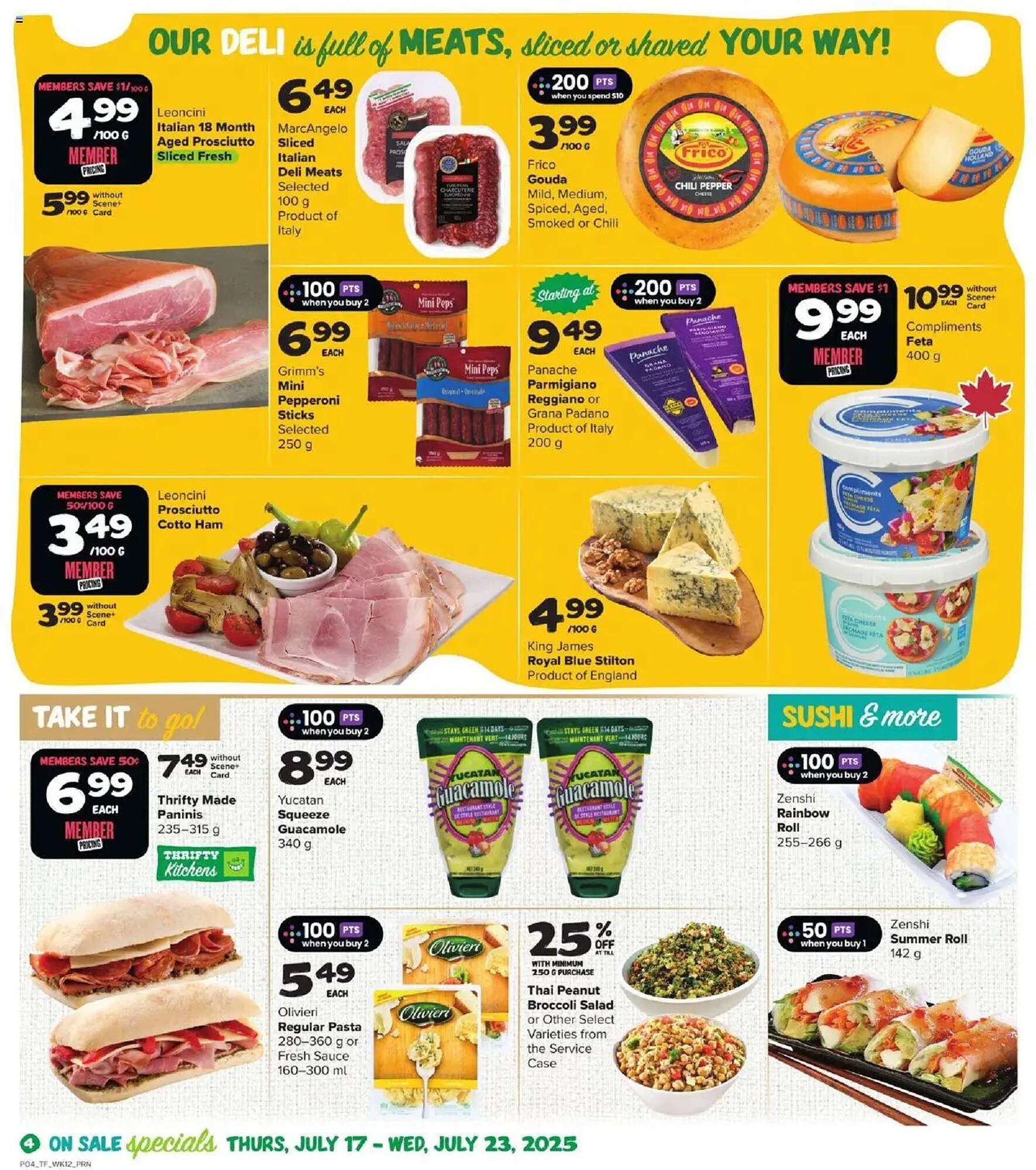 Thrifty Foods flyer