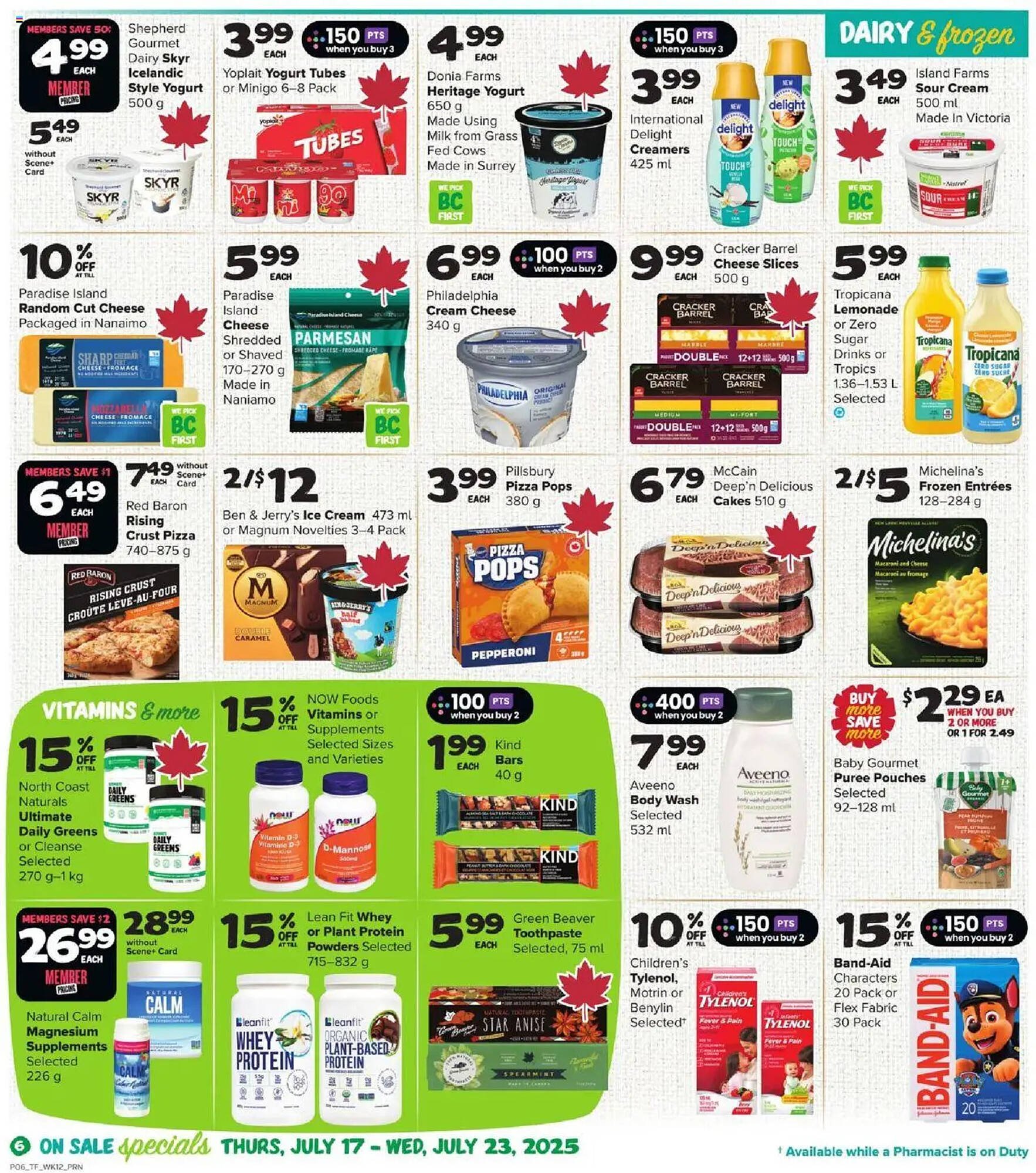 Thrifty Foods flyer