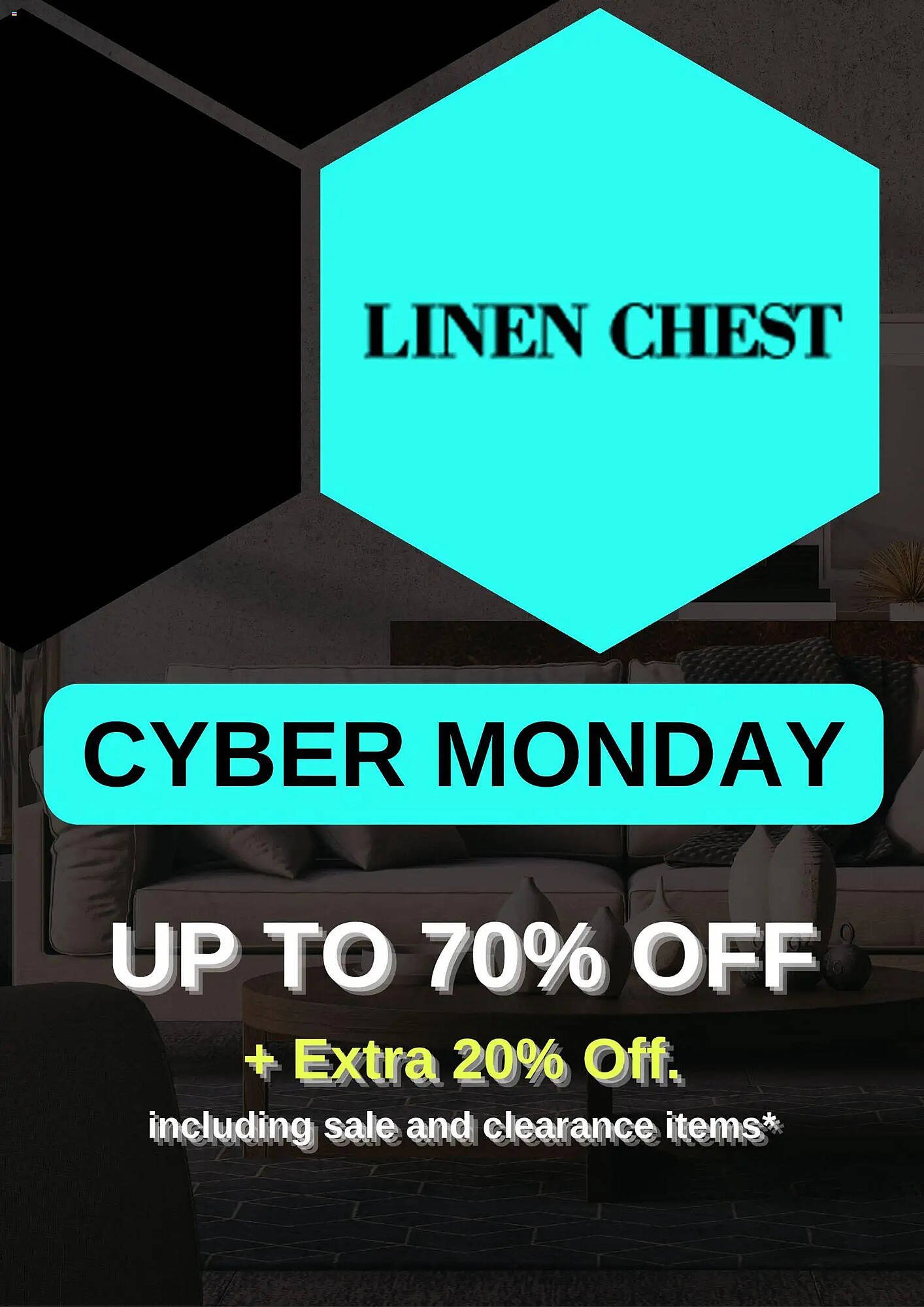 Linen Chest flyer (2025-12-01 - 2025-12-08) | 1