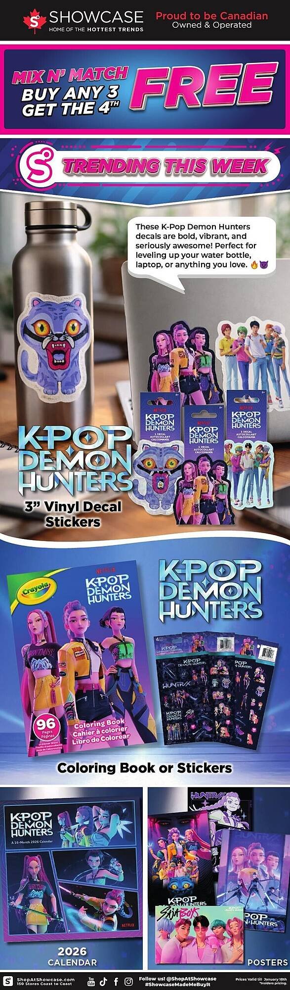 Showcase flyer (2026-01-12 - 2026-01-18) | 1