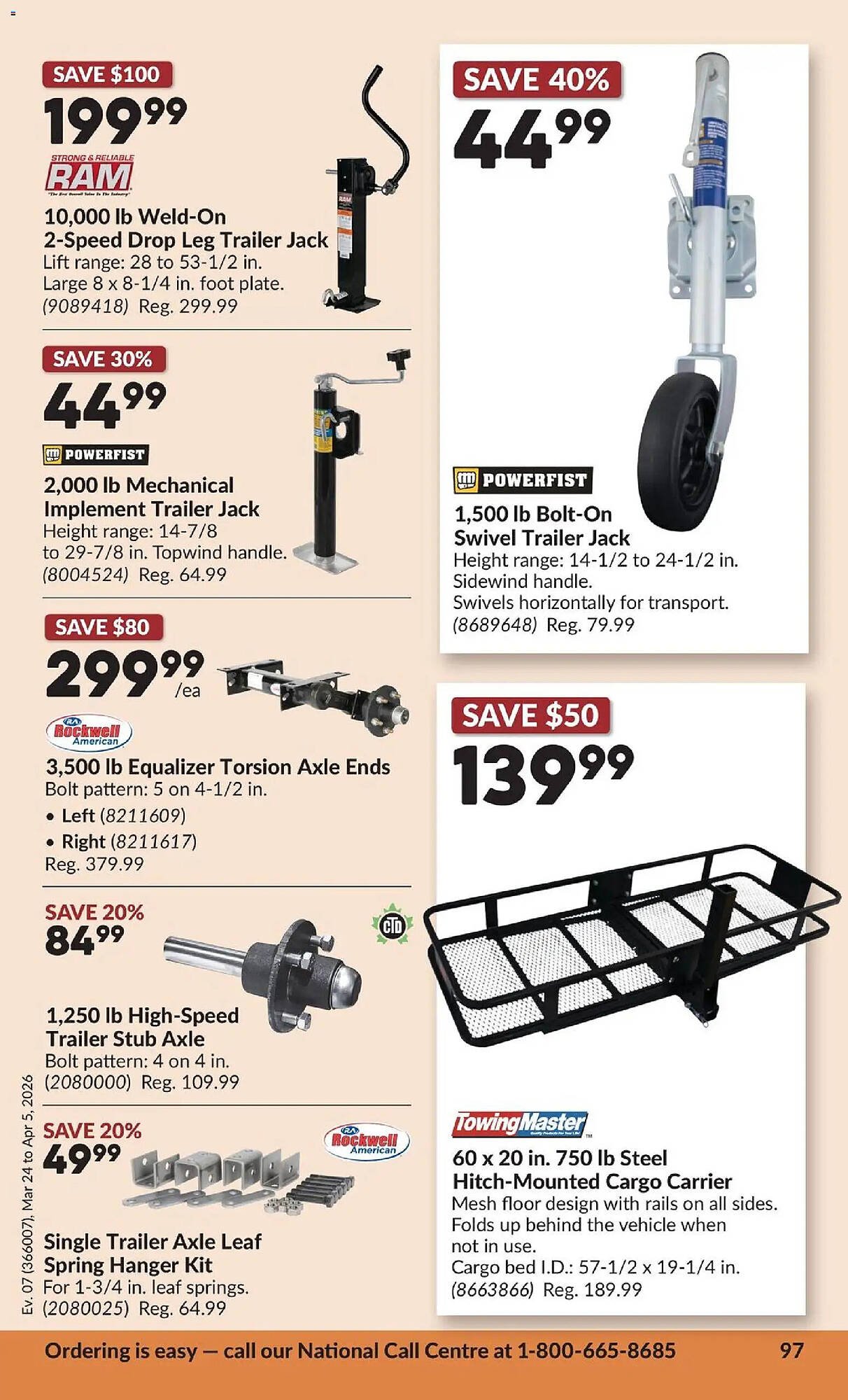 Princess Auto flyer (2026-03-24 - 2026-04-06) | 105