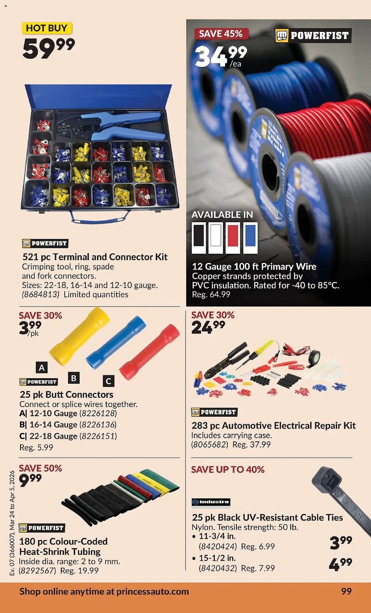 Princess Auto flyer (2026-03-24 - 2026-04-06) | 107
