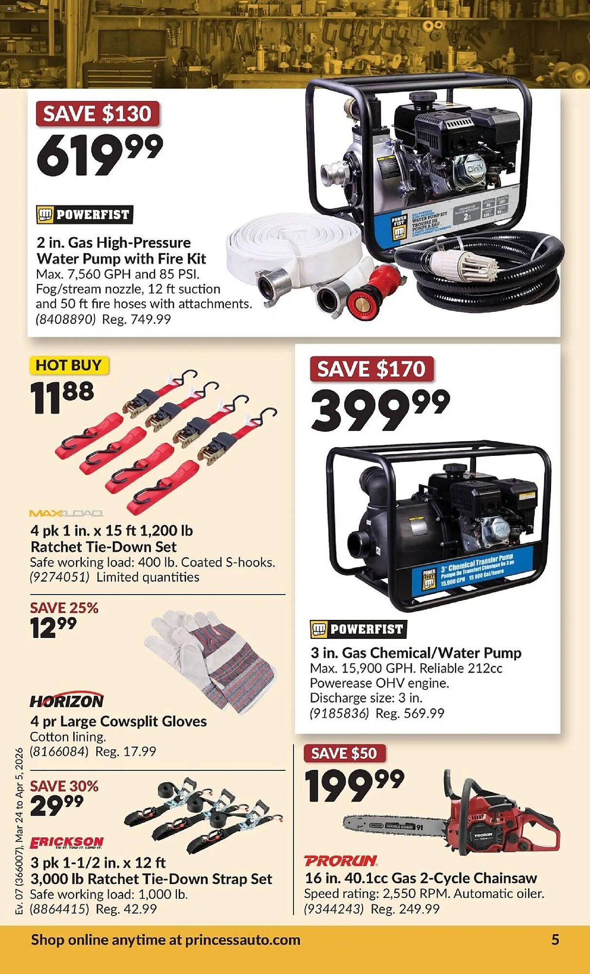 Princess Auto flyer (2026-03-24 - 2026-04-06) | 13