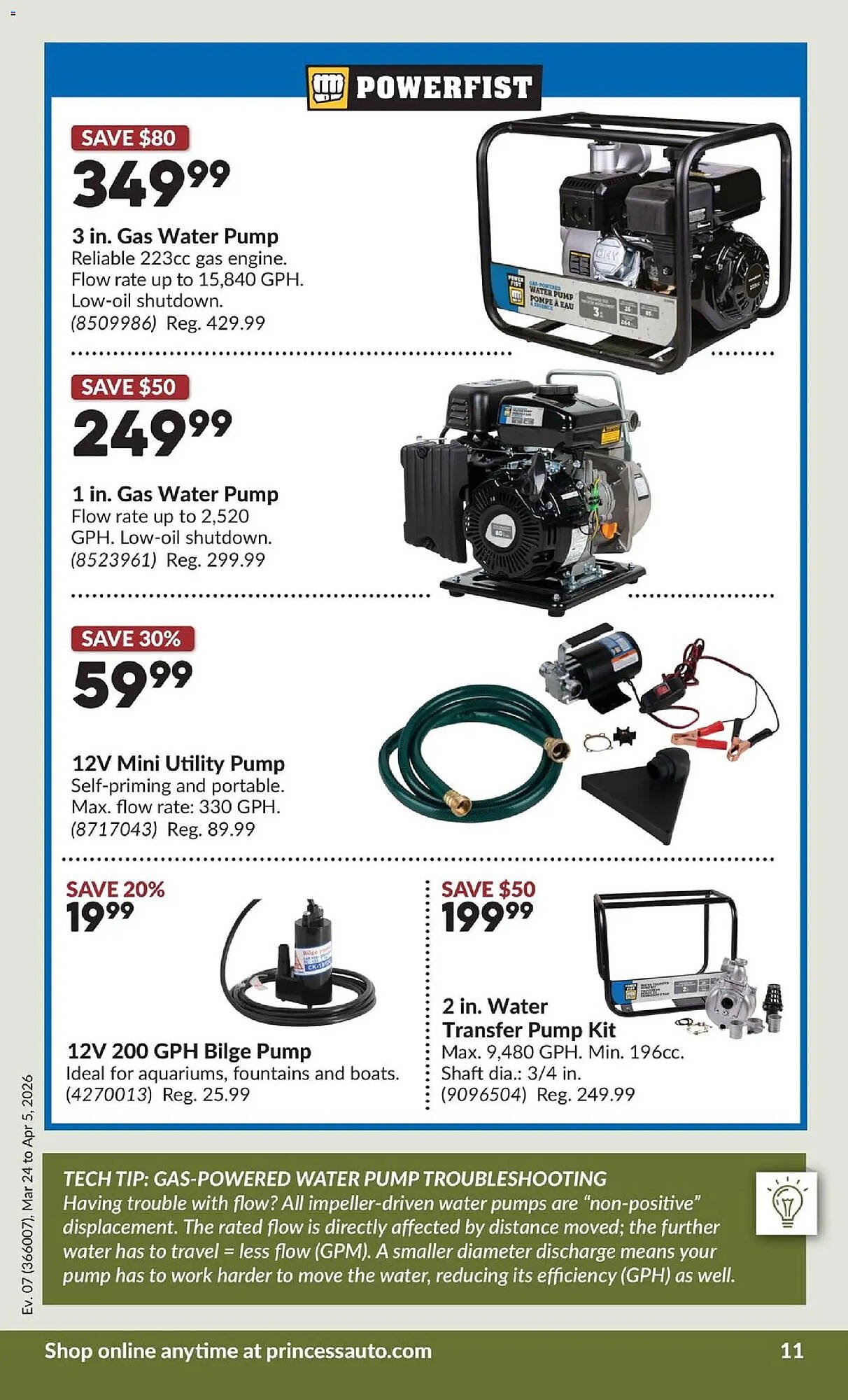 Princess Auto flyer (2026-03-24 - 2026-04-06) | 19