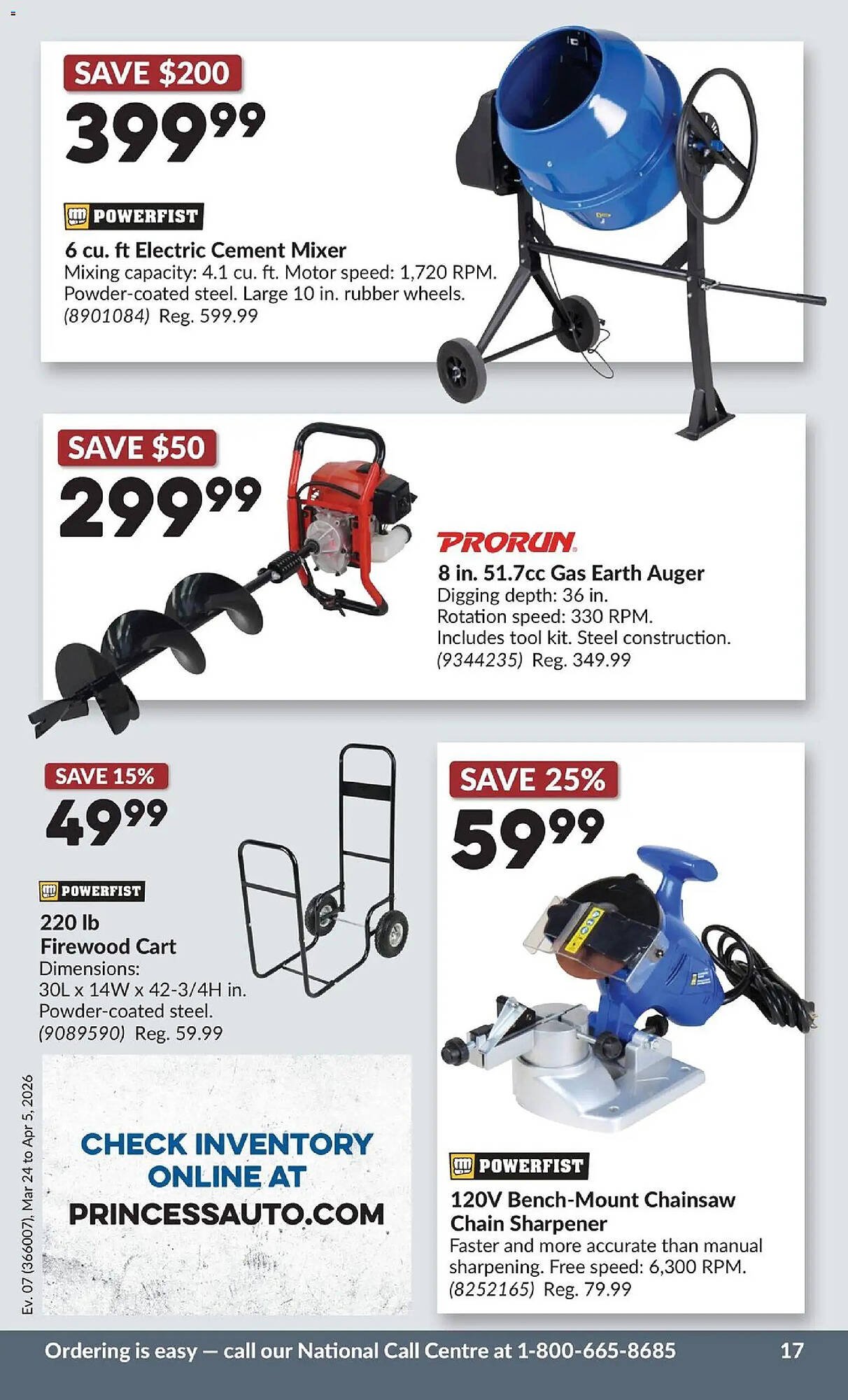 Princess Auto flyer (2026-03-24 - 2026-04-06) | 25