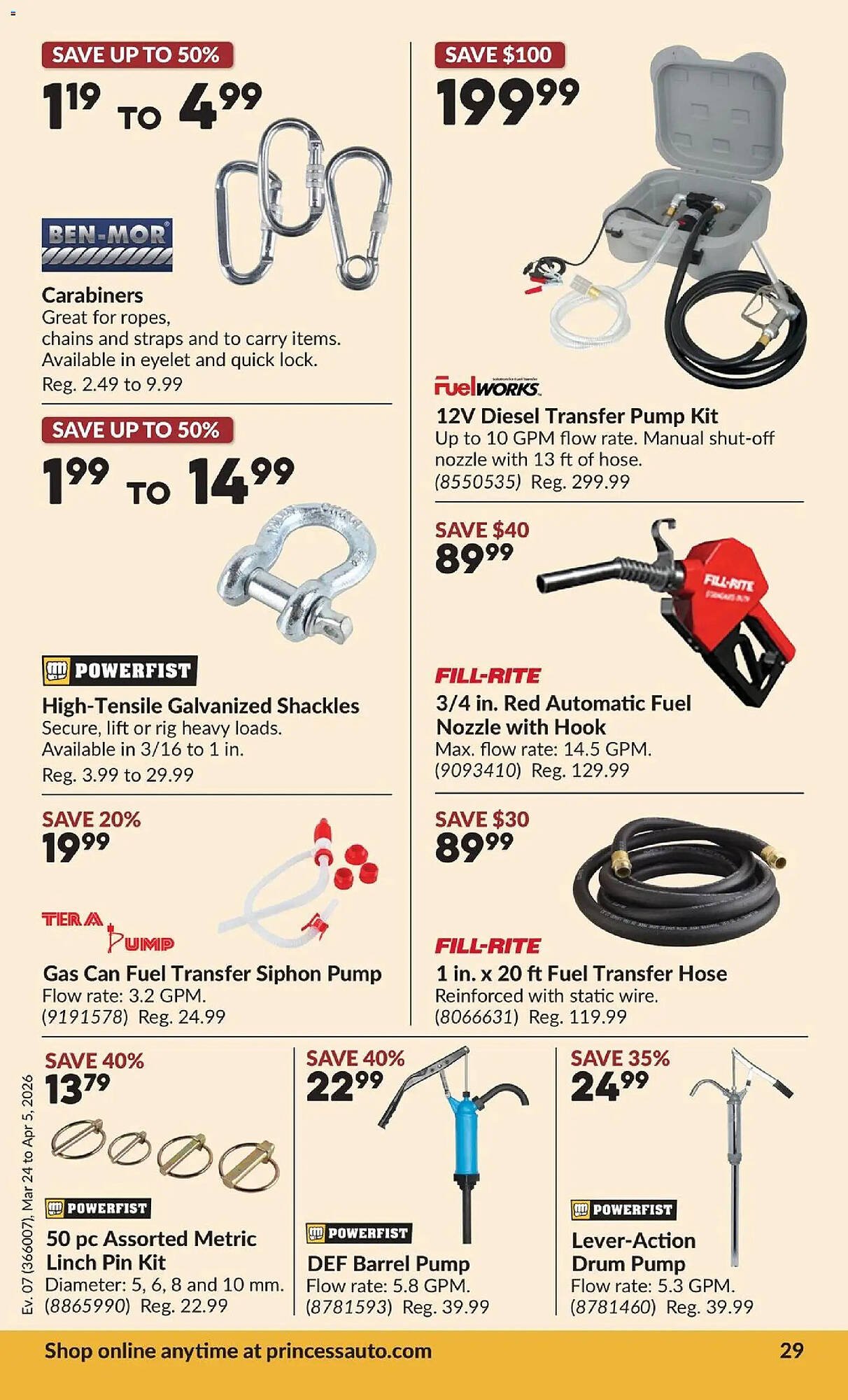 Princess Auto flyer (2026-03-24 - 2026-04-06) | 37