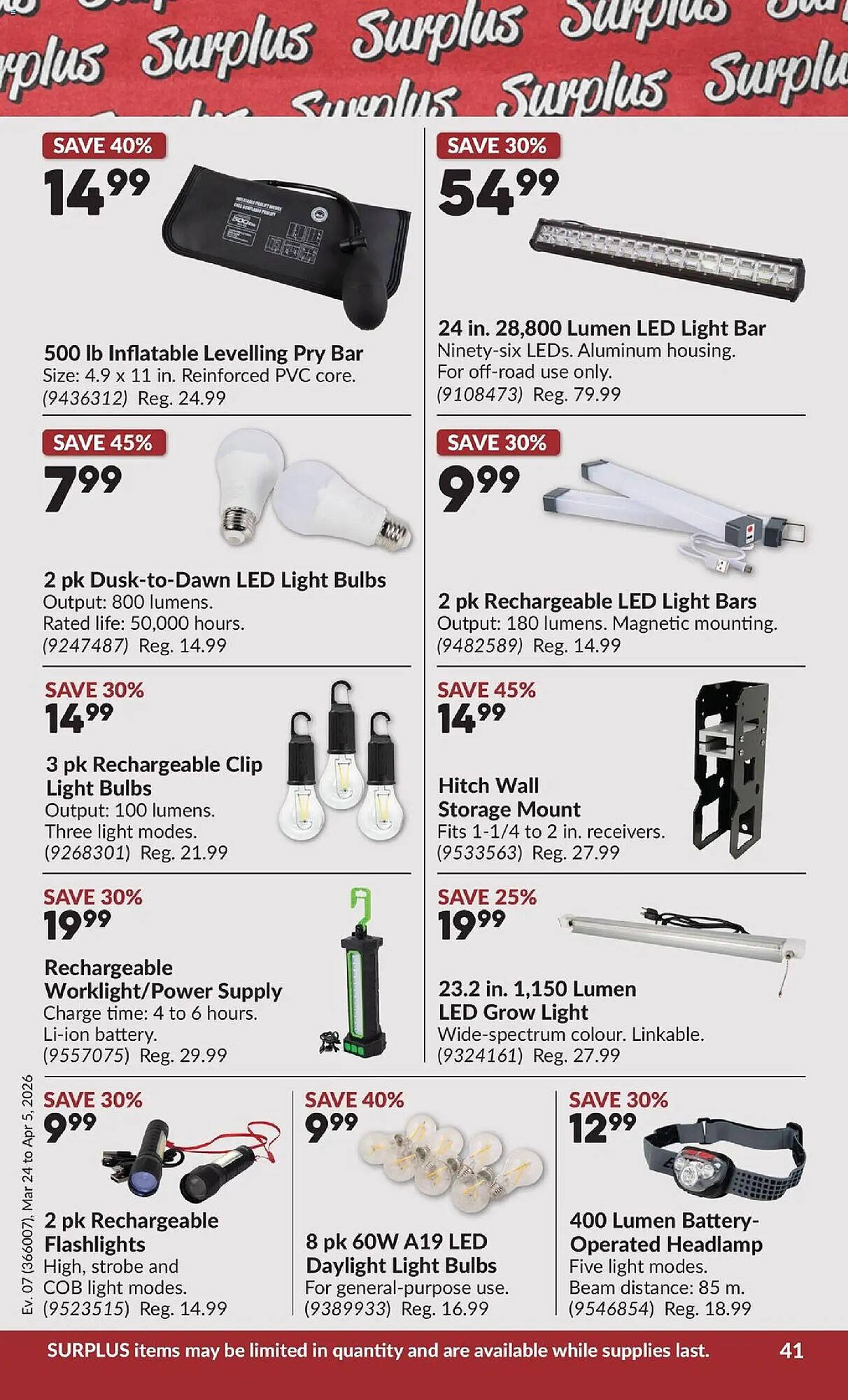 Princess Auto flyer (2026-03-24 - 2026-04-06) | 49