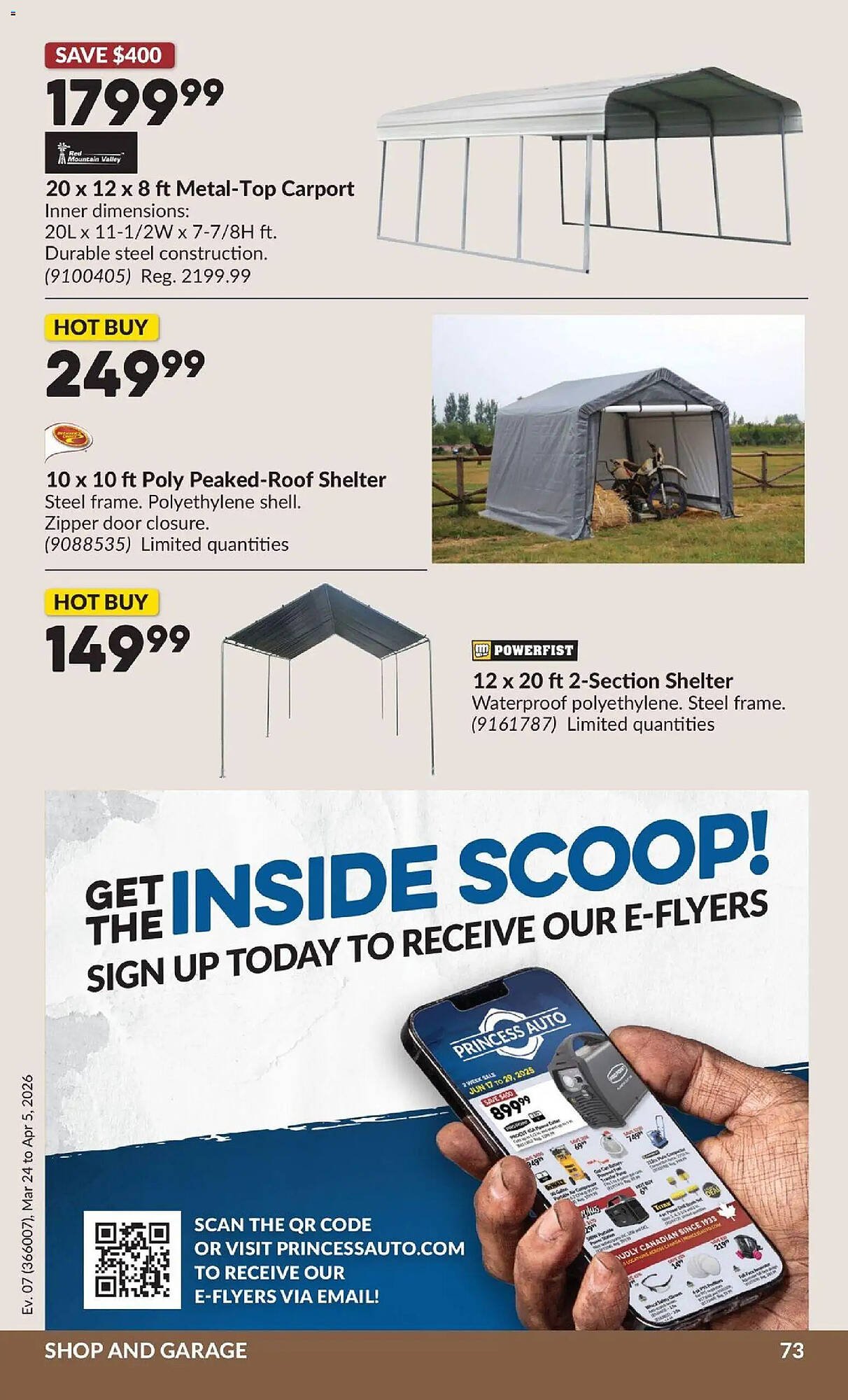 Princess Auto flyer (2026-03-24 - 2026-04-06) | 81