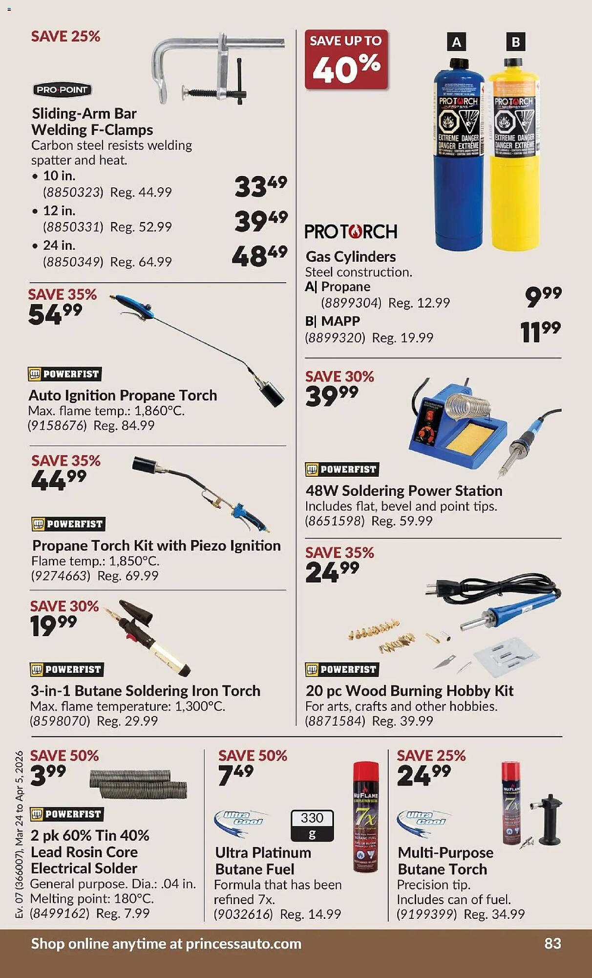 Princess Auto flyer (2026-03-24 - 2026-04-06) | 91