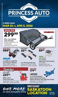 Princess Auto flyer (2026-03-24 - 2026-04-06)