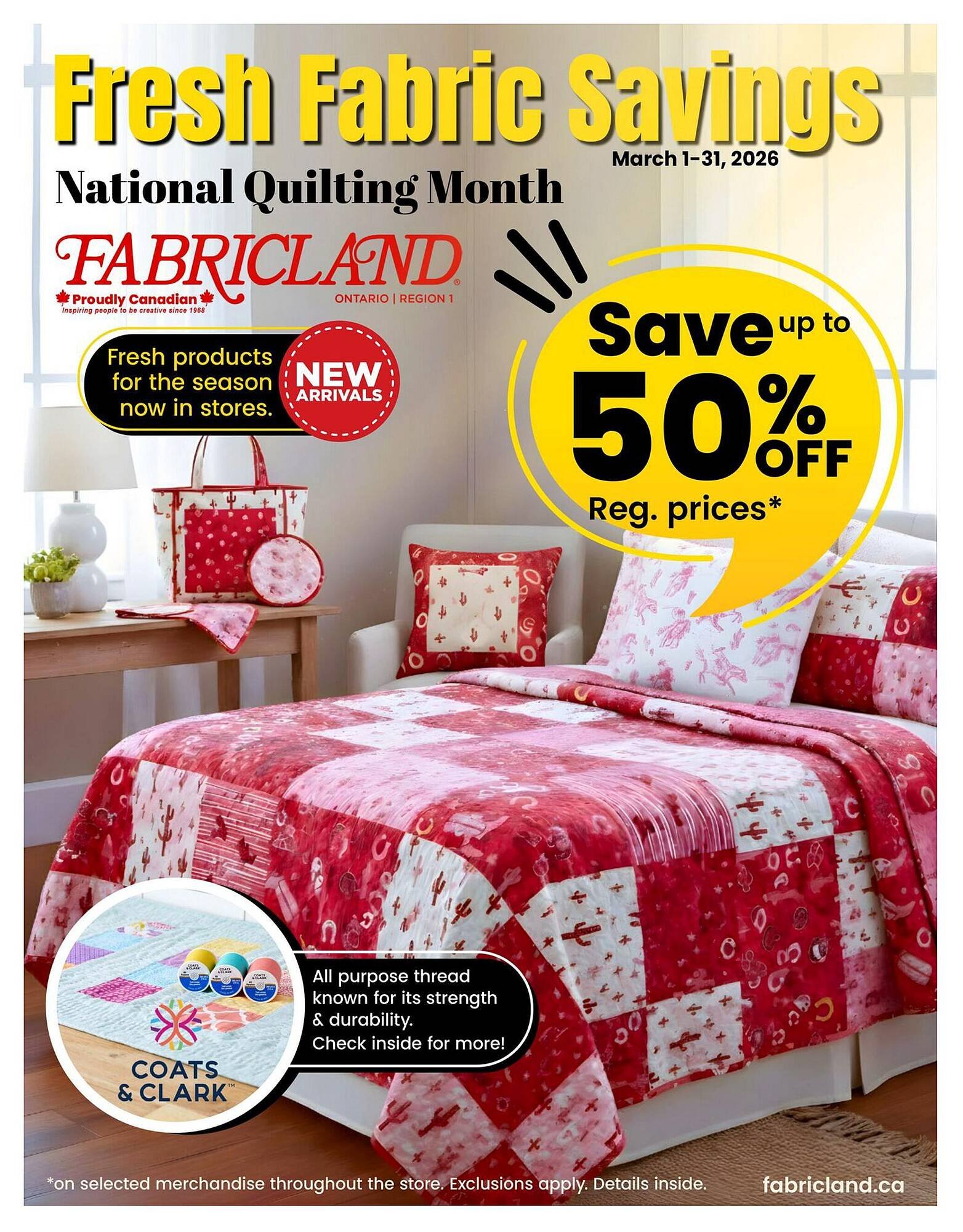 Fabricland flyer (2026-03-01 - 2026-03-31) | 1