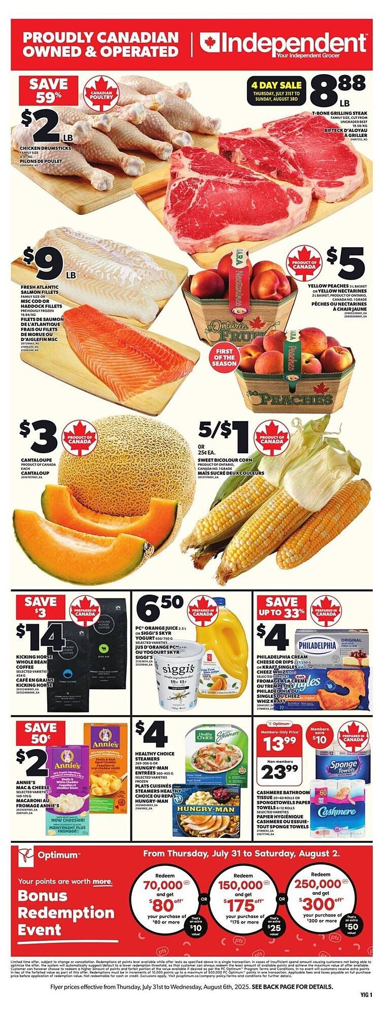 Independent Grocer flyer
