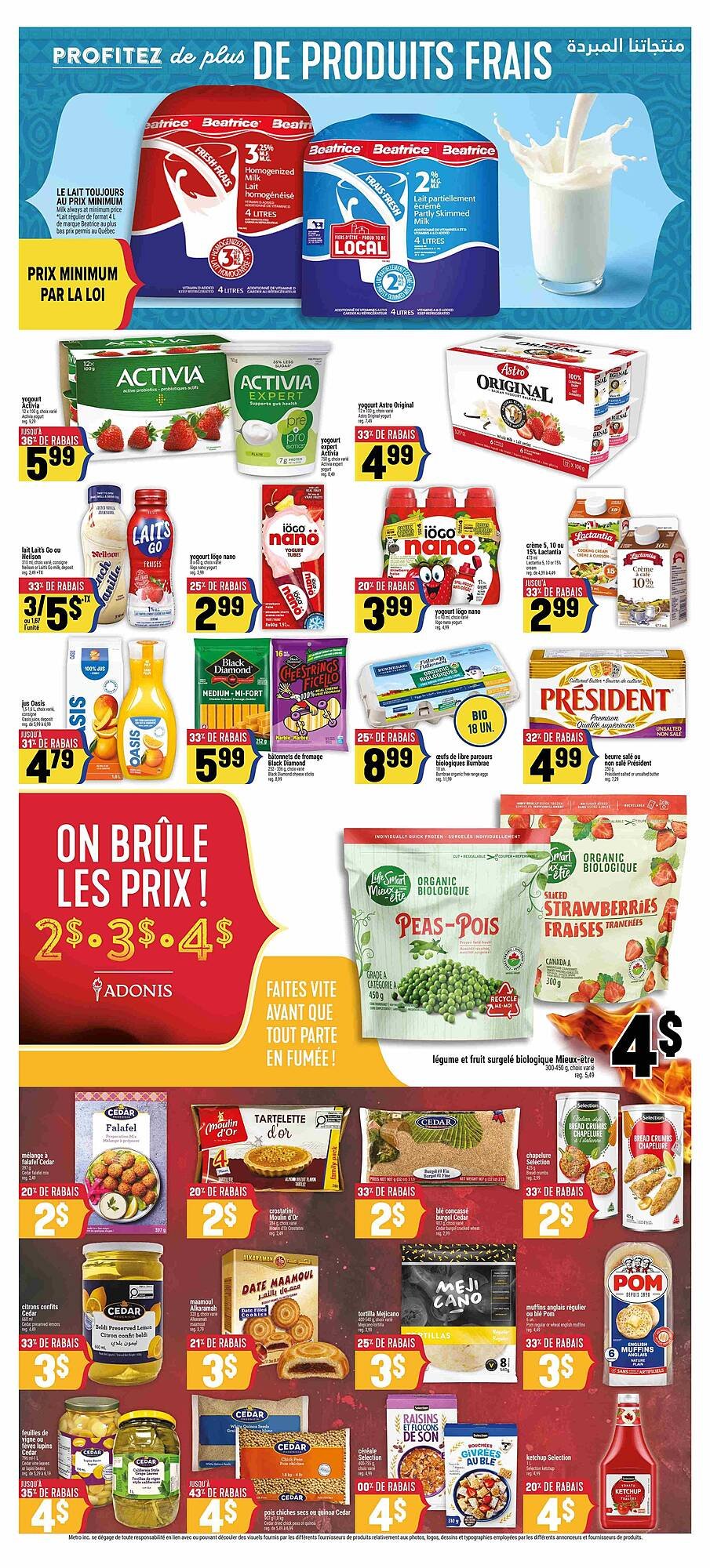 Marché Adonis flyer