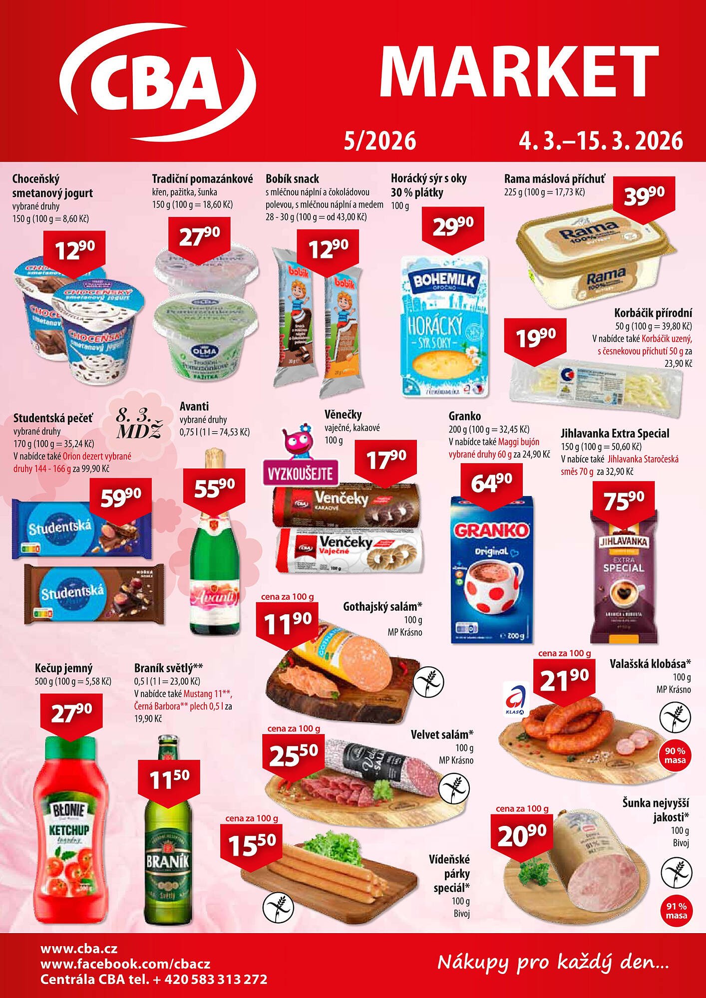 CBA leták (2026-03-04 - 2026-03-15)