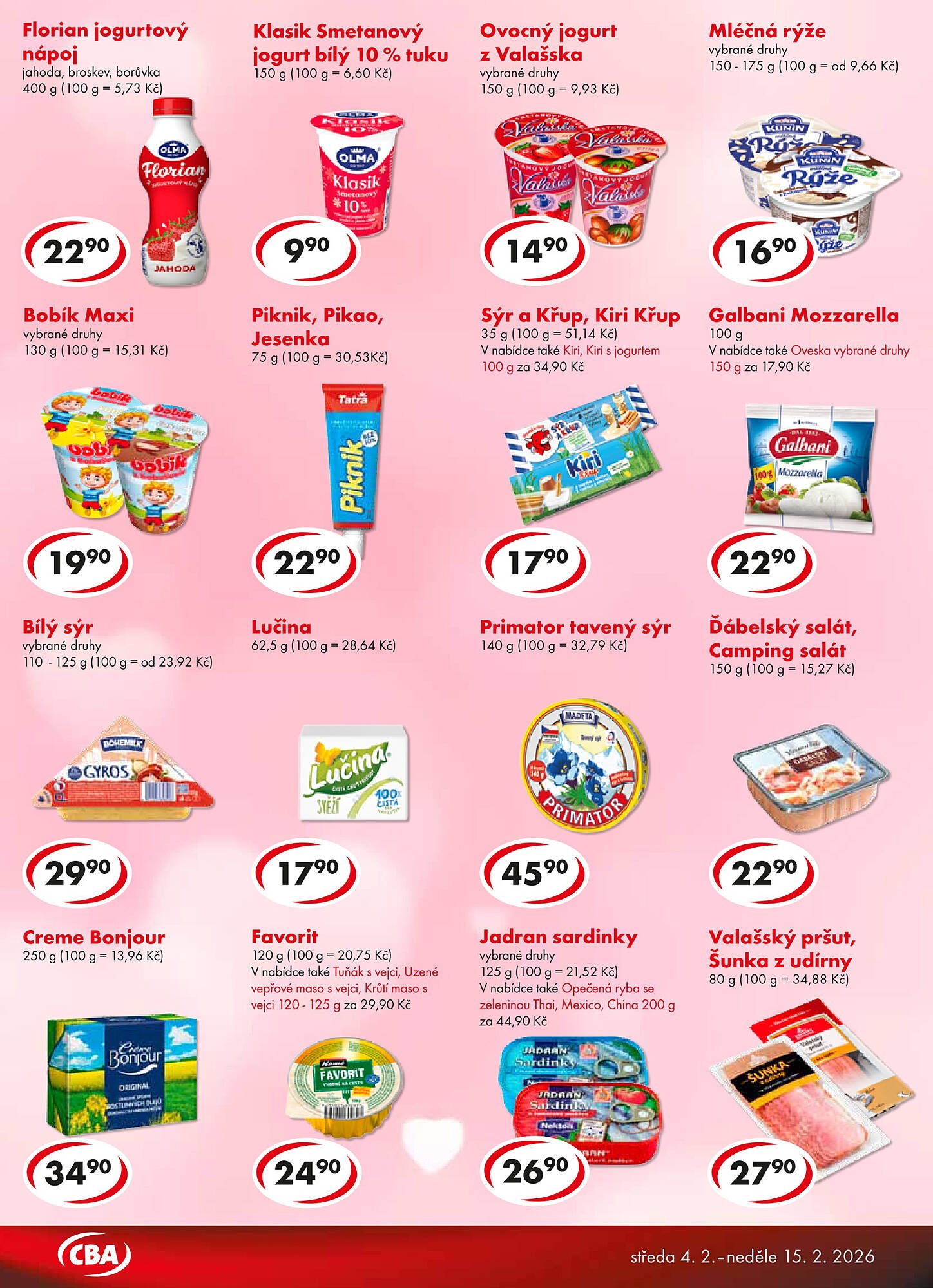 CBA leták (2026-02-04 - 2026-02-15)