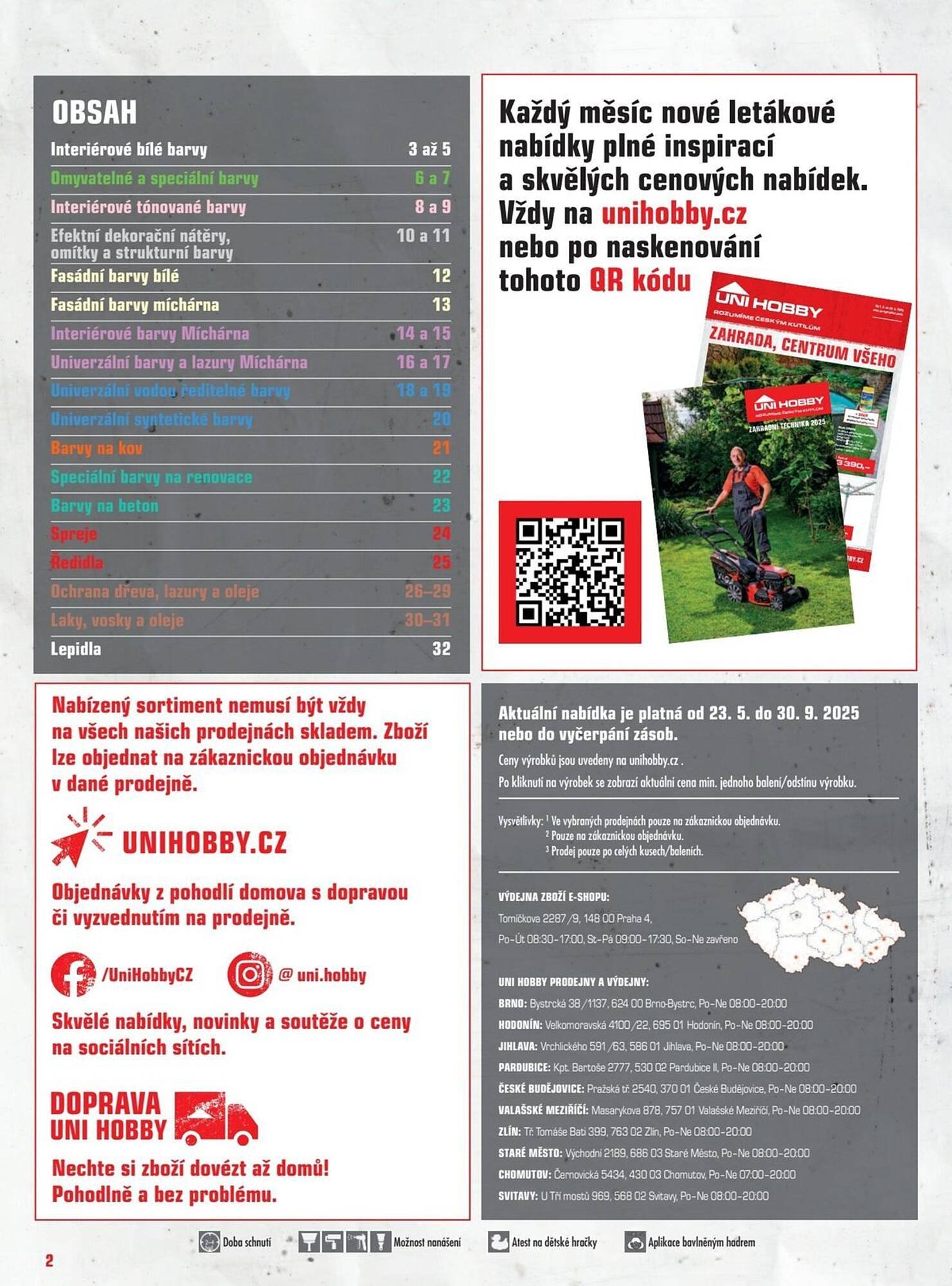 Uni Hobby leták (2025-10-03 - 2025-12-31)