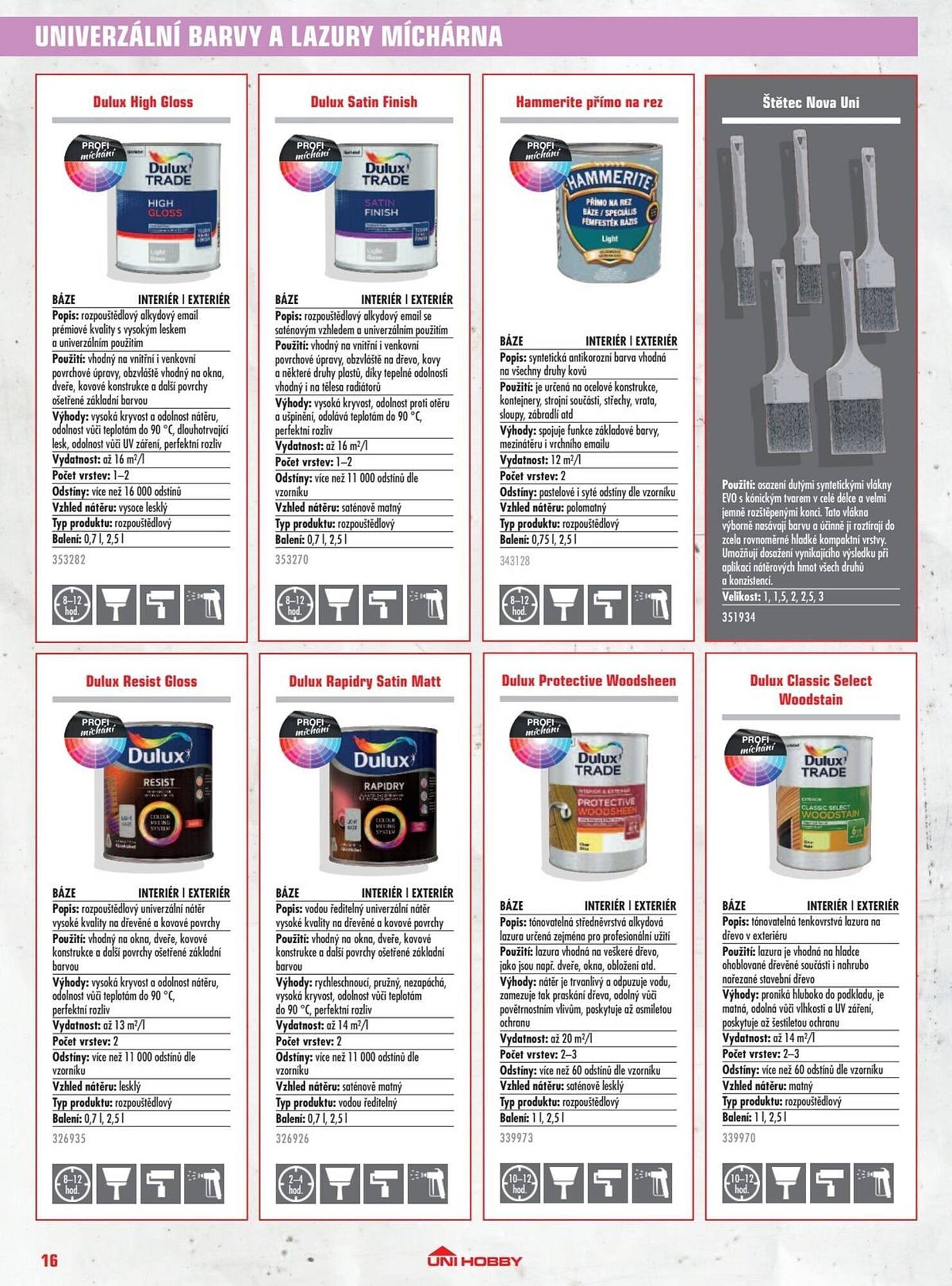 Uni Hobby leták (2025-10-03 - 2025-12-31)