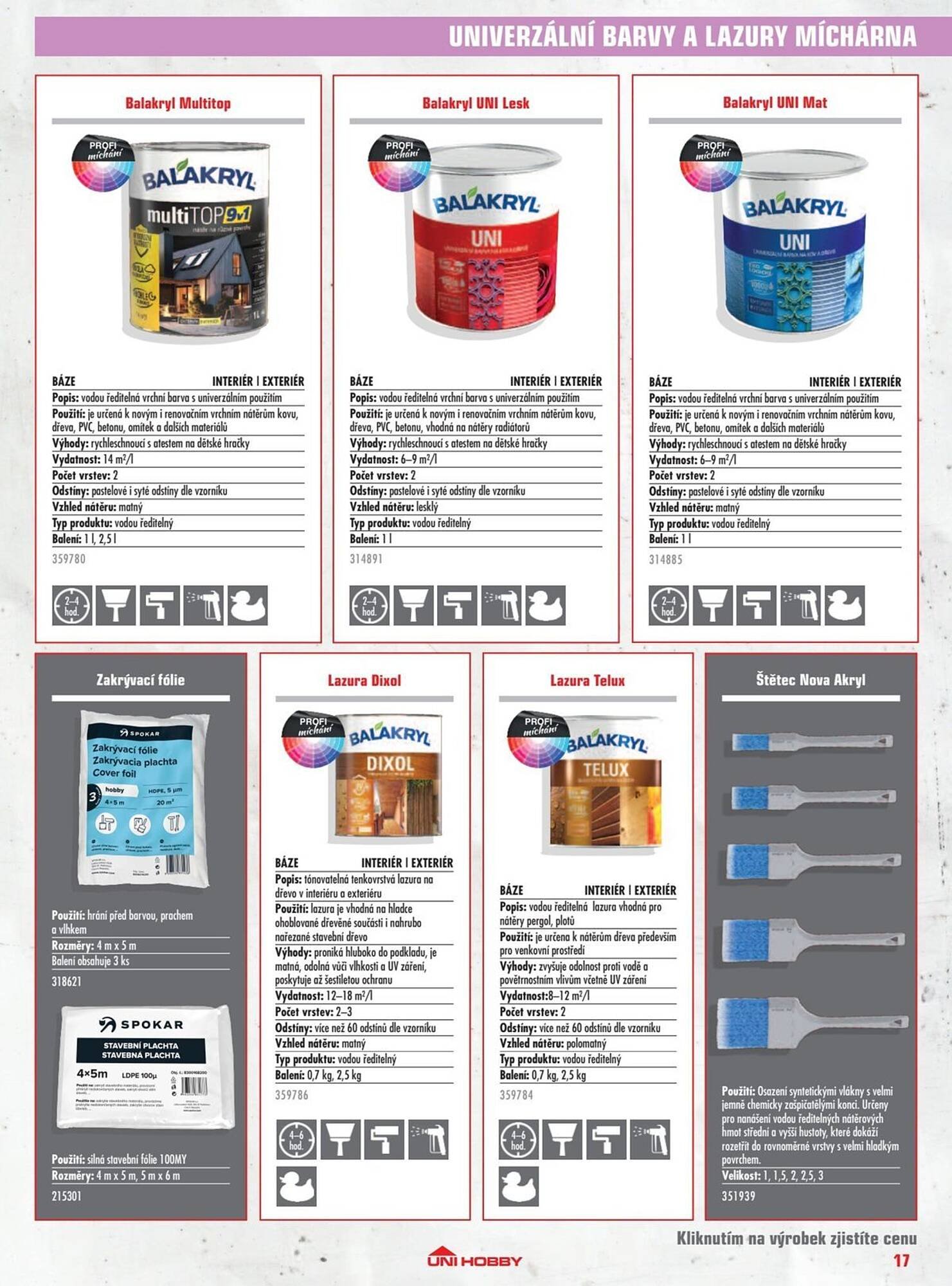 Uni Hobby leták (2025-10-03 - 2025-12-31)