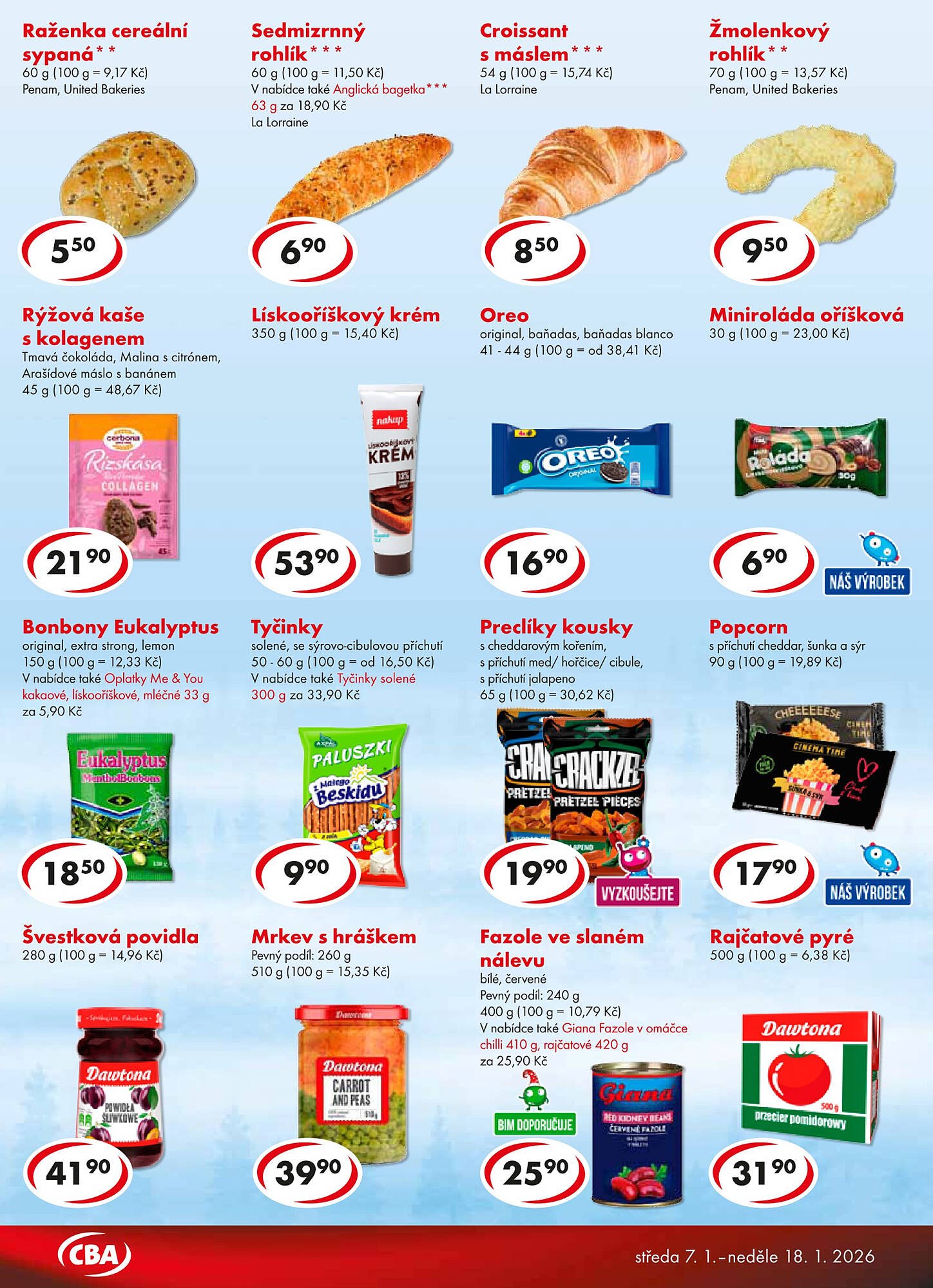 CBA leták (2026-01-07 - 2026-01-18)