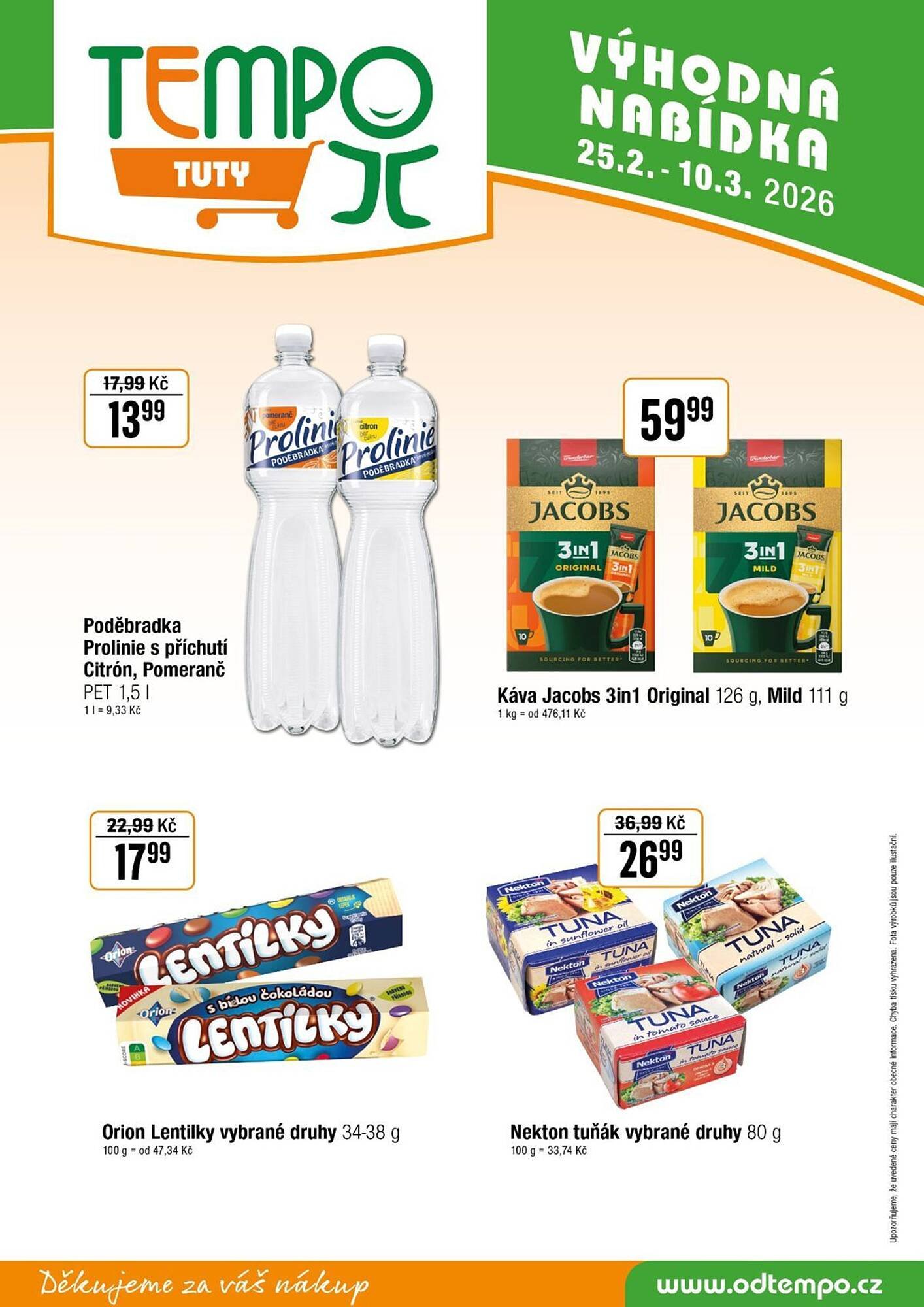 TEMPO leták (2026-02-25 - 2026-03-10)