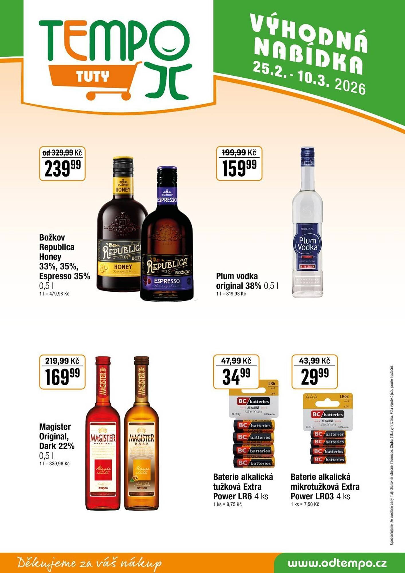 TEMPO leták (2026-02-25 - 2026-03-10)