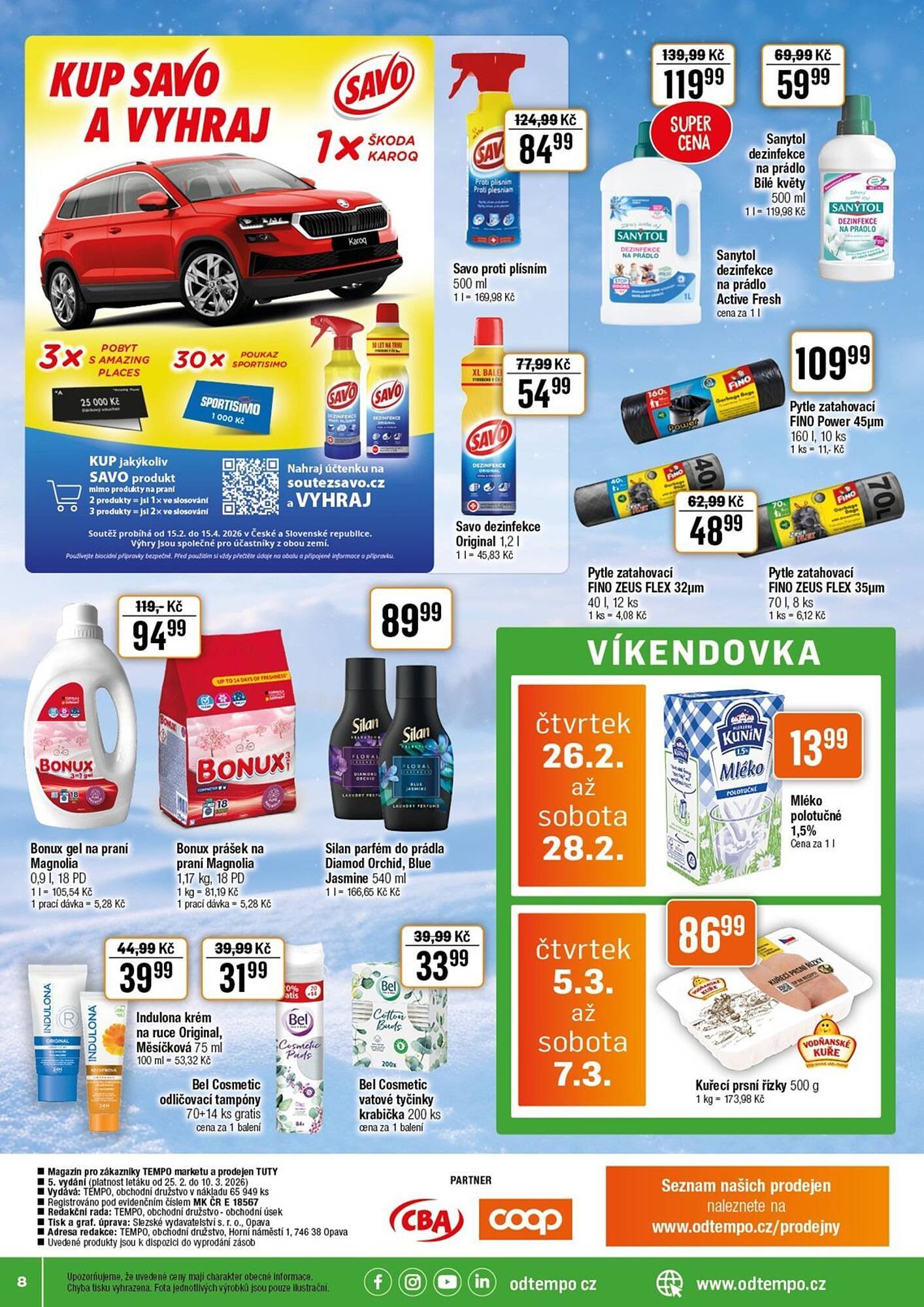 TEMPO leták (2026-02-25 - 2026-03-10)