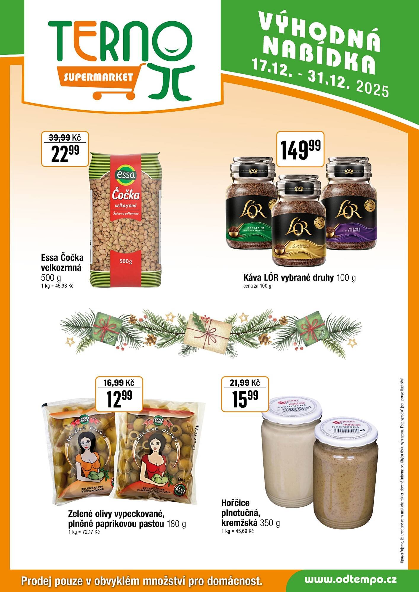 TEMPO leták (2025-12-17 - 2025-12-31)