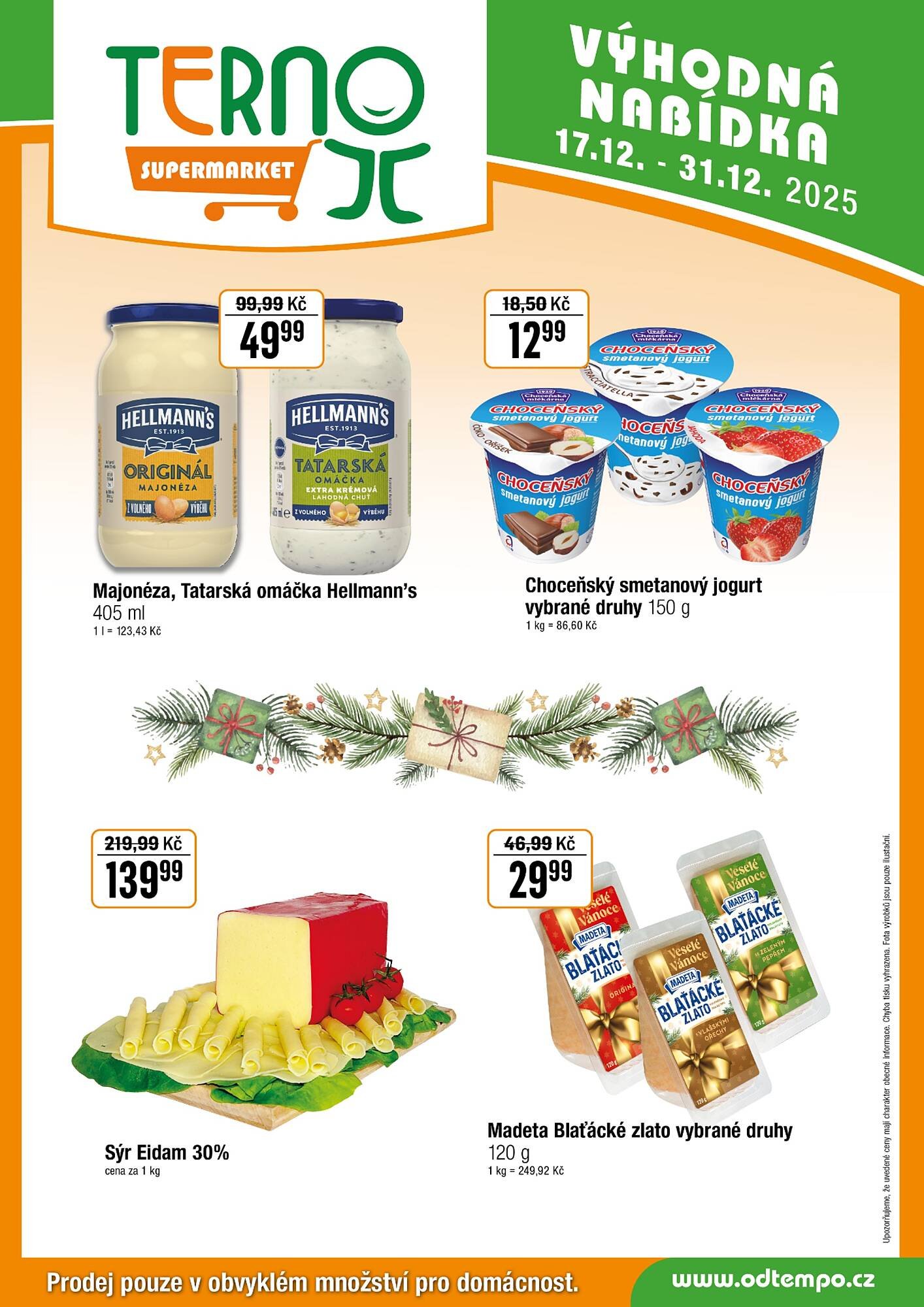 TEMPO leták (2025-12-17 - 2025-12-31)