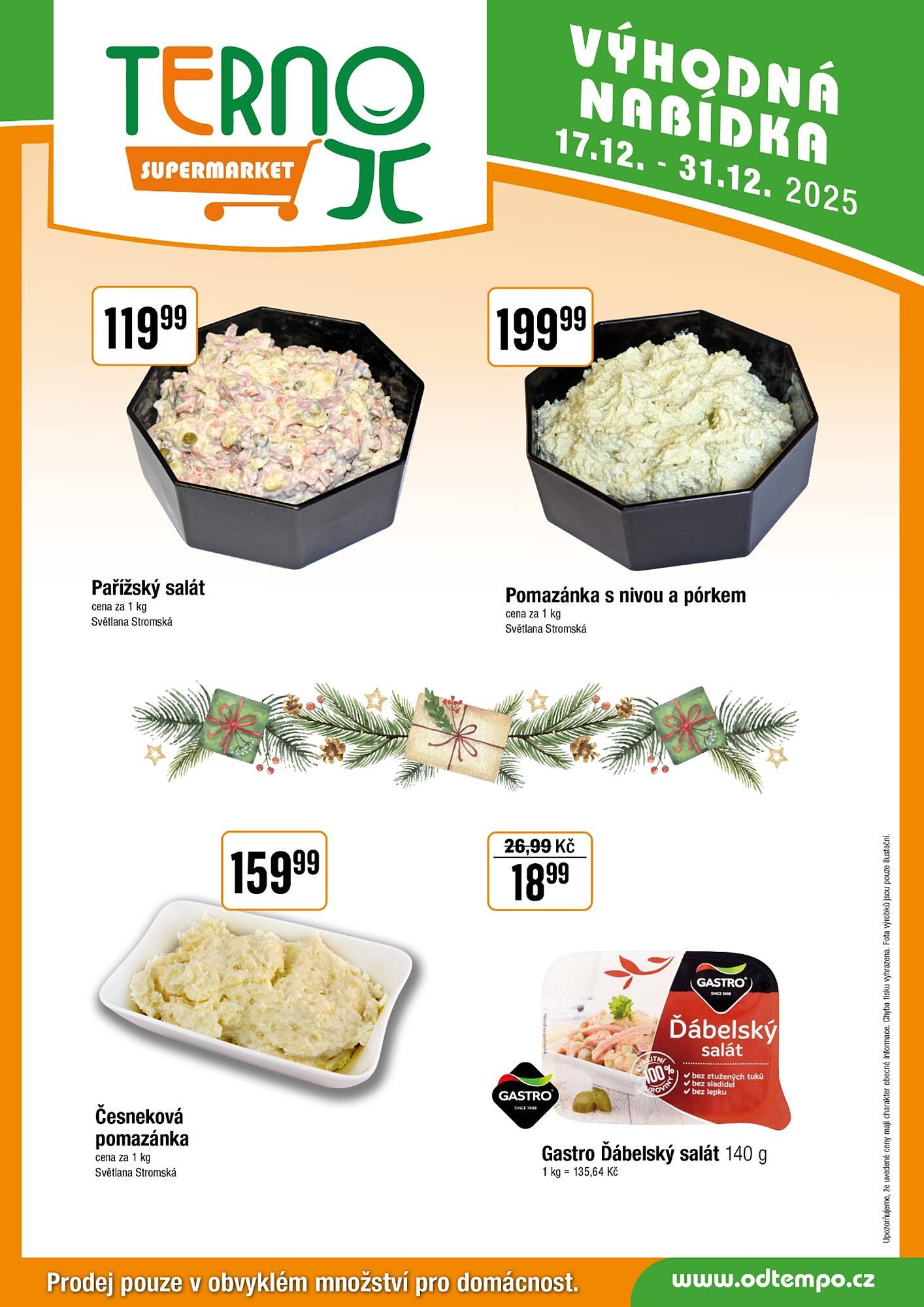TEMPO leták (2025-12-17 - 2025-12-31)