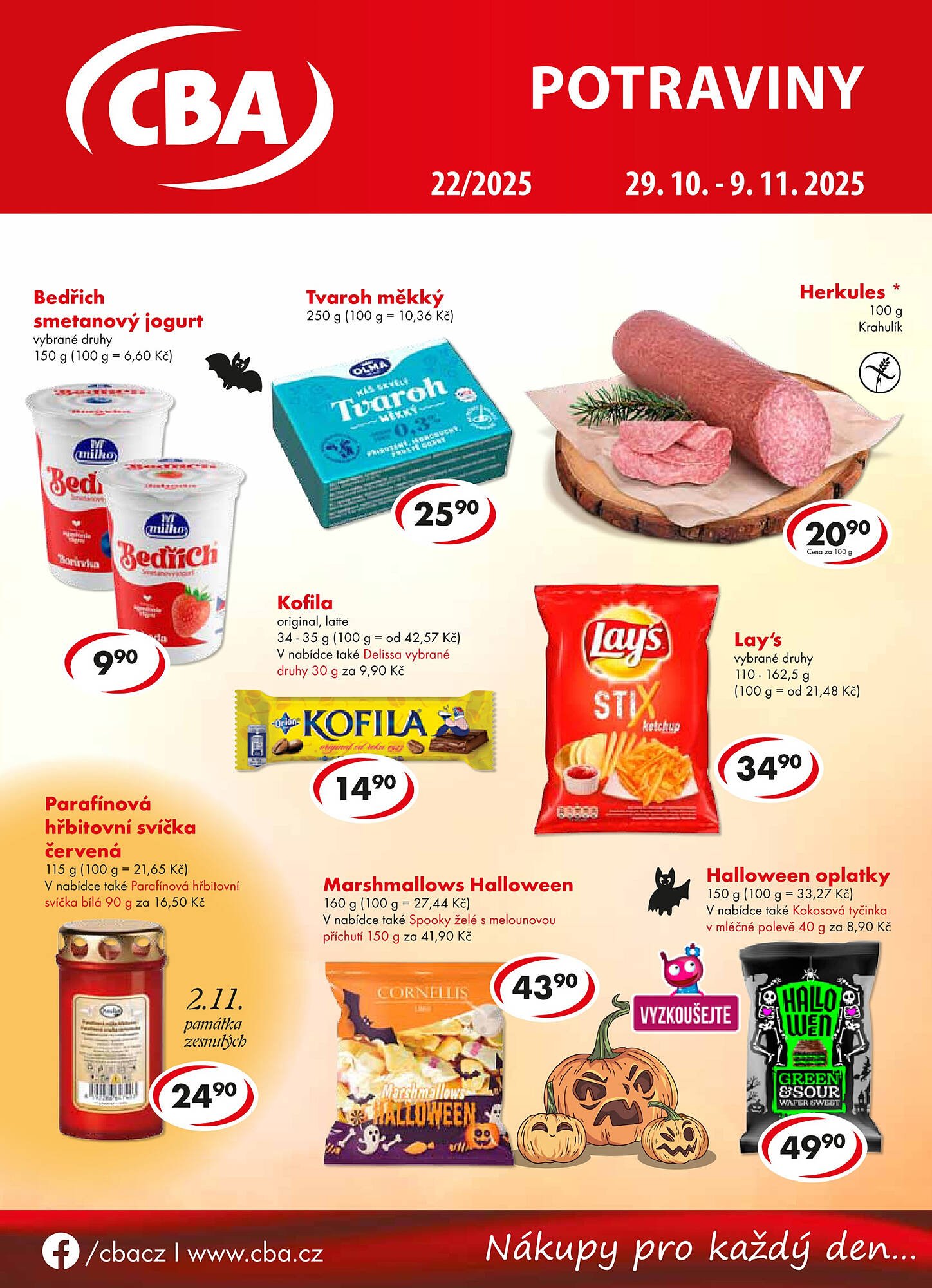CBA leták (2025-10-29 - 2025-11-09)