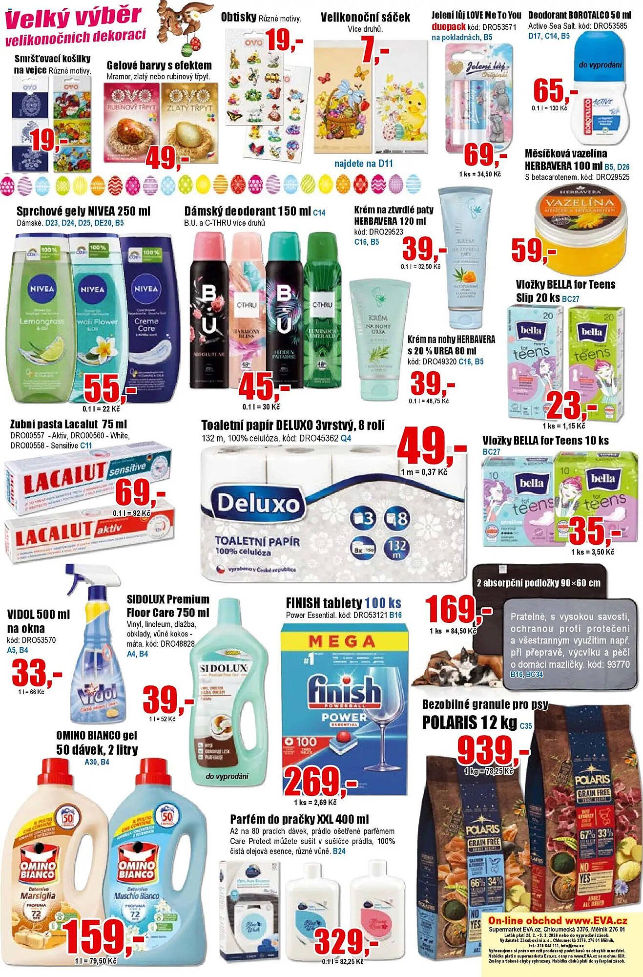 EVA leták (2026-02-25 - 2026-03-09)
