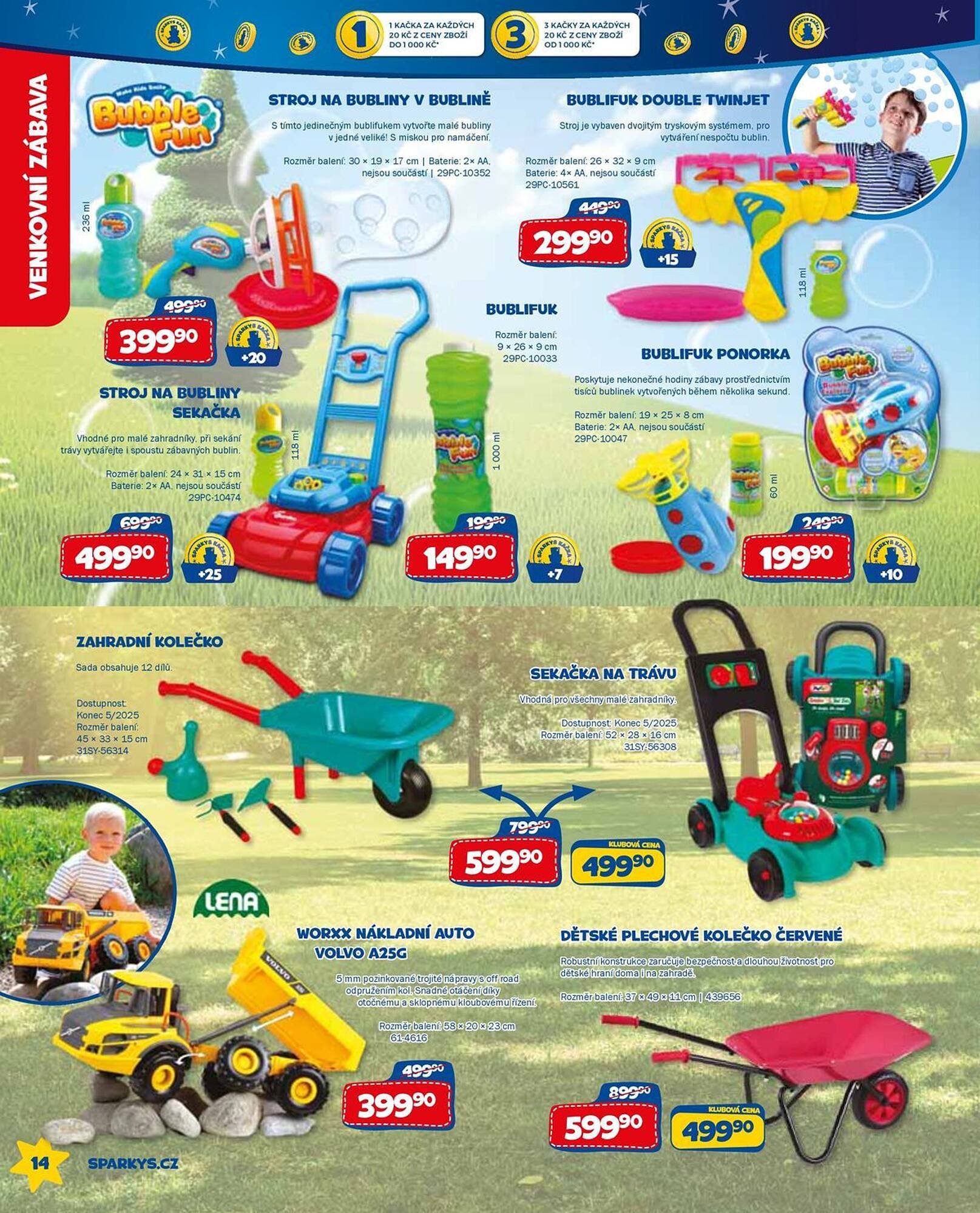 Sparkys leták (2025-04-18 - 2025-08-31)