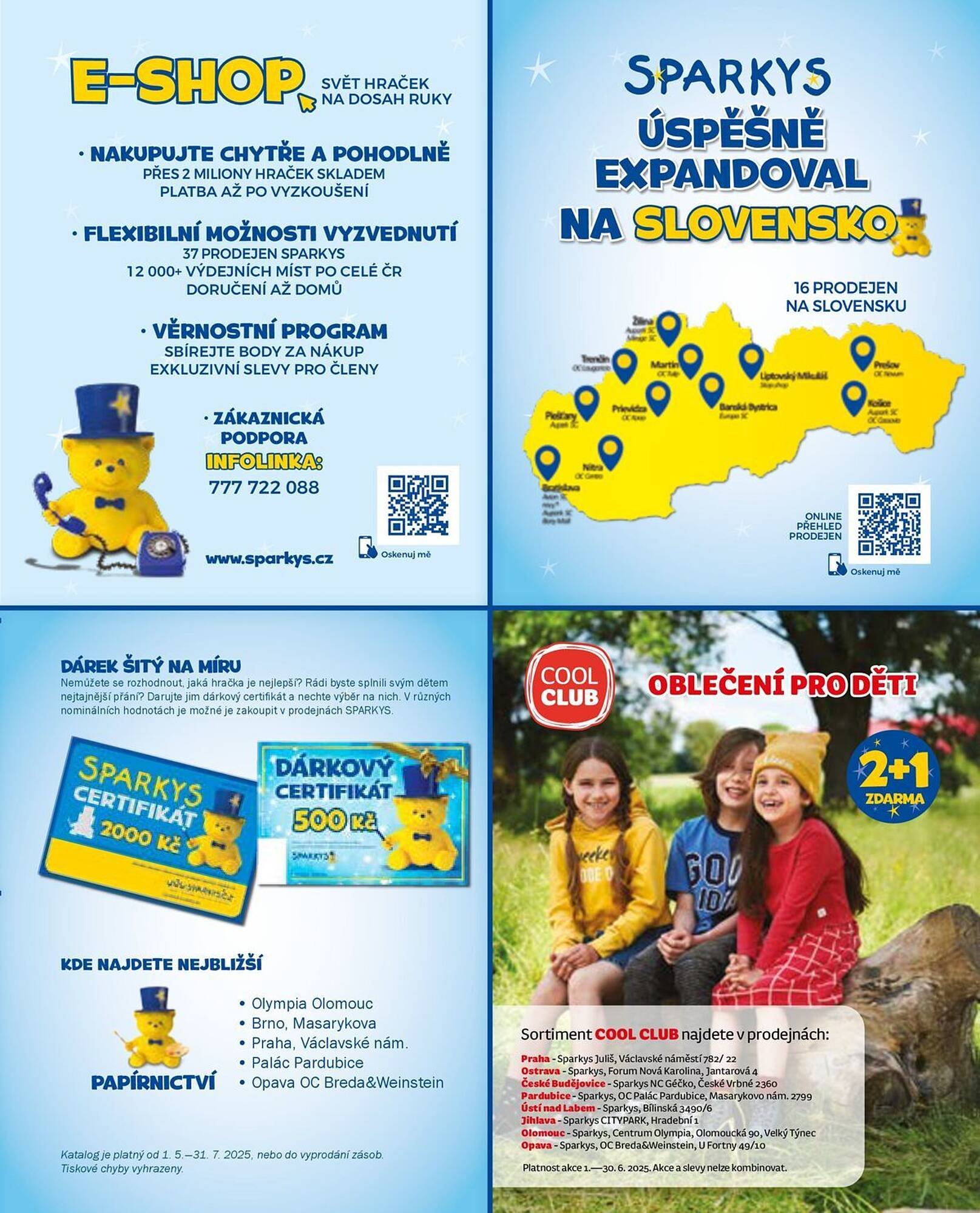 Sparkys leták (2025-04-18 - 2025-08-31)