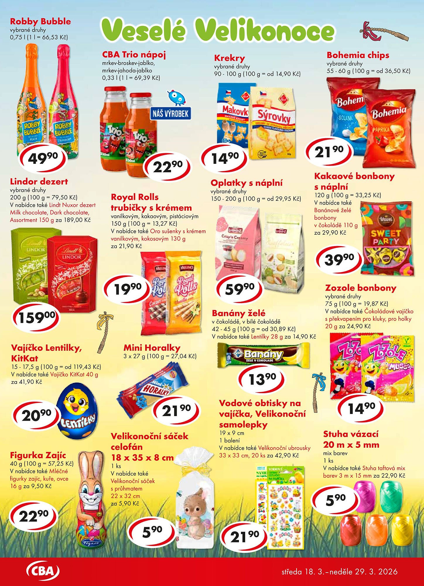 CBA leták (2026-03-18 - 2026-03-29)